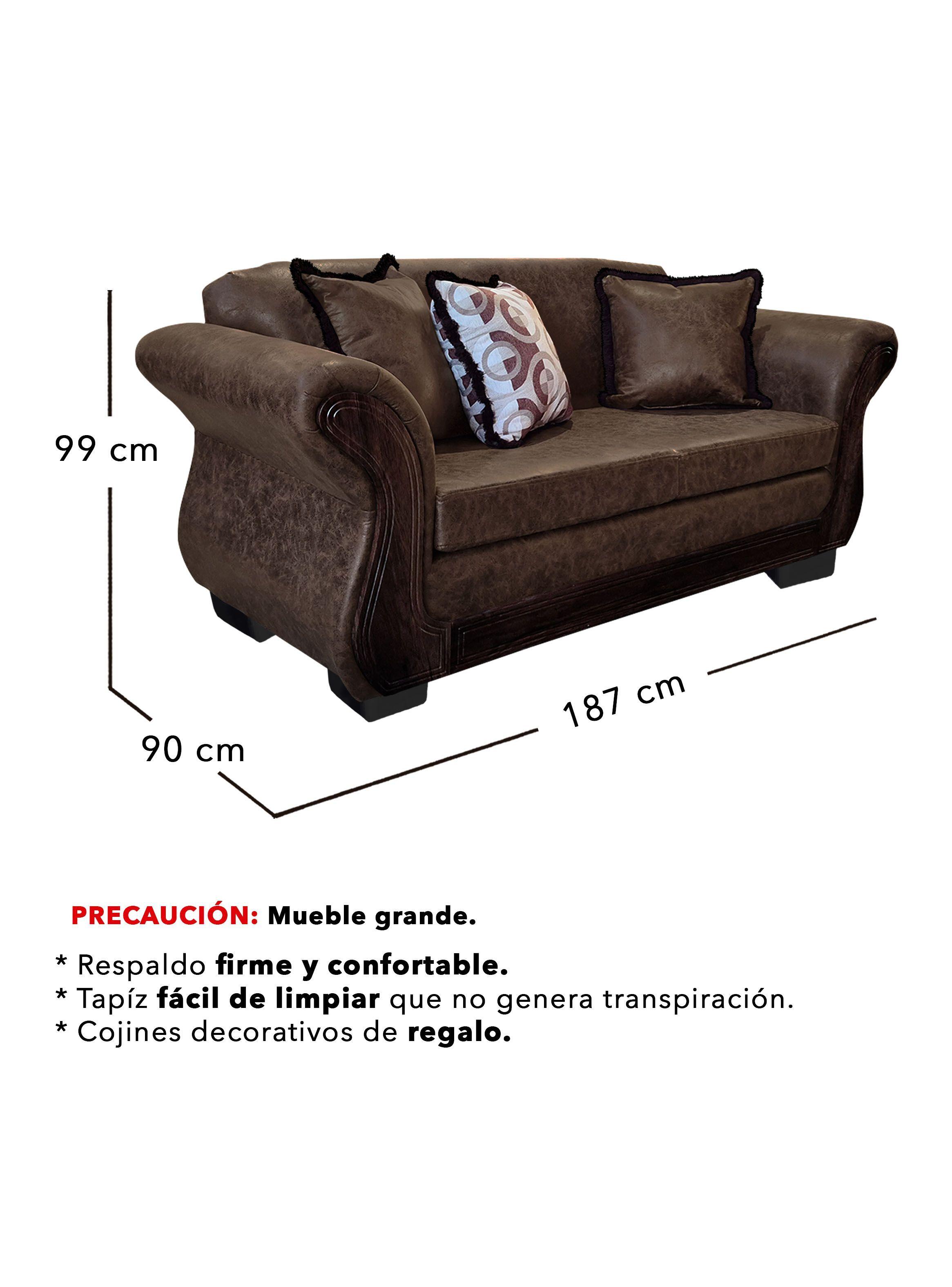 Living 2+1+1 Palermo Envejecido Premium -2