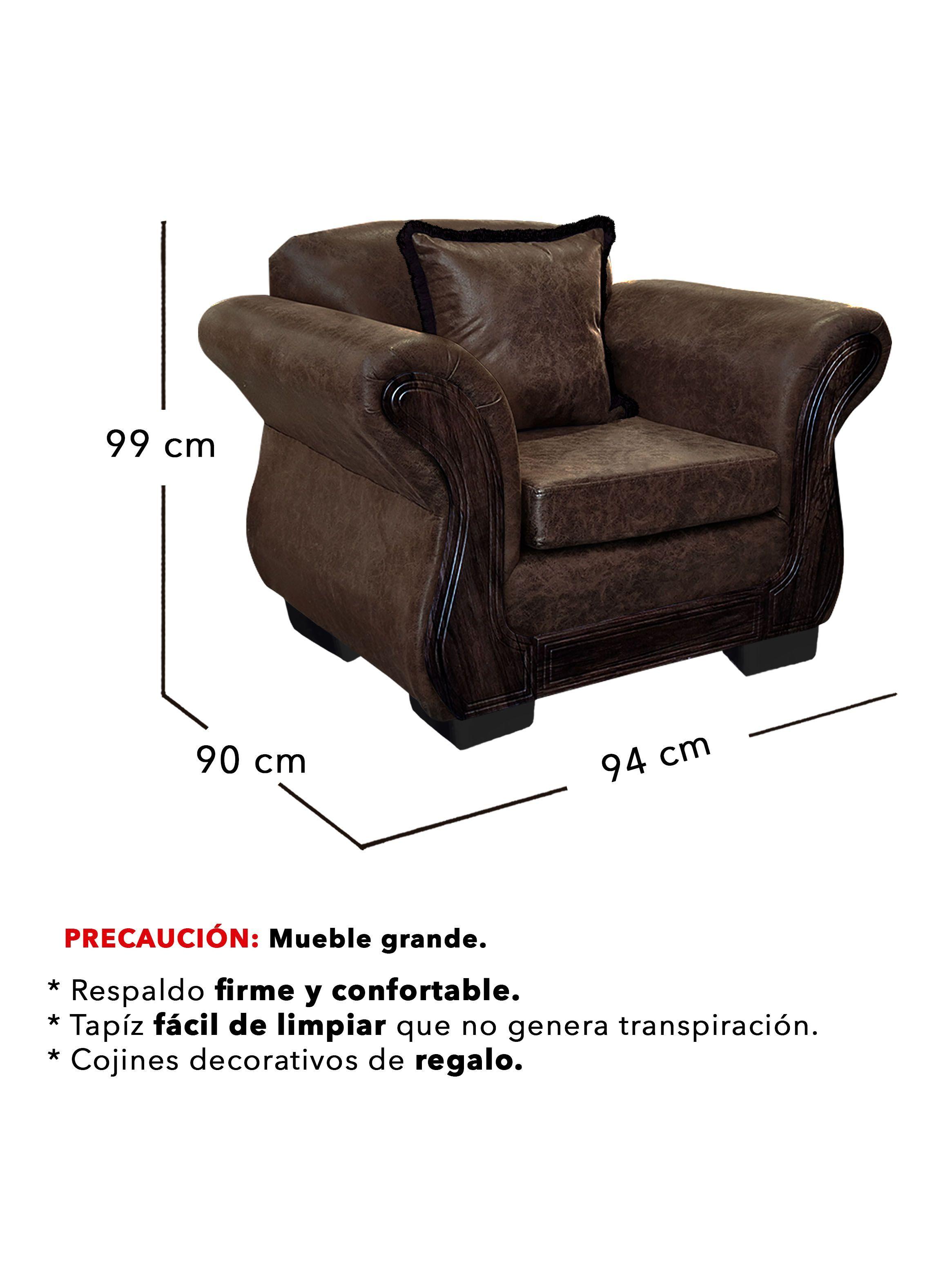 Living 2+1+1 Palermo Envejecido Premium -3
