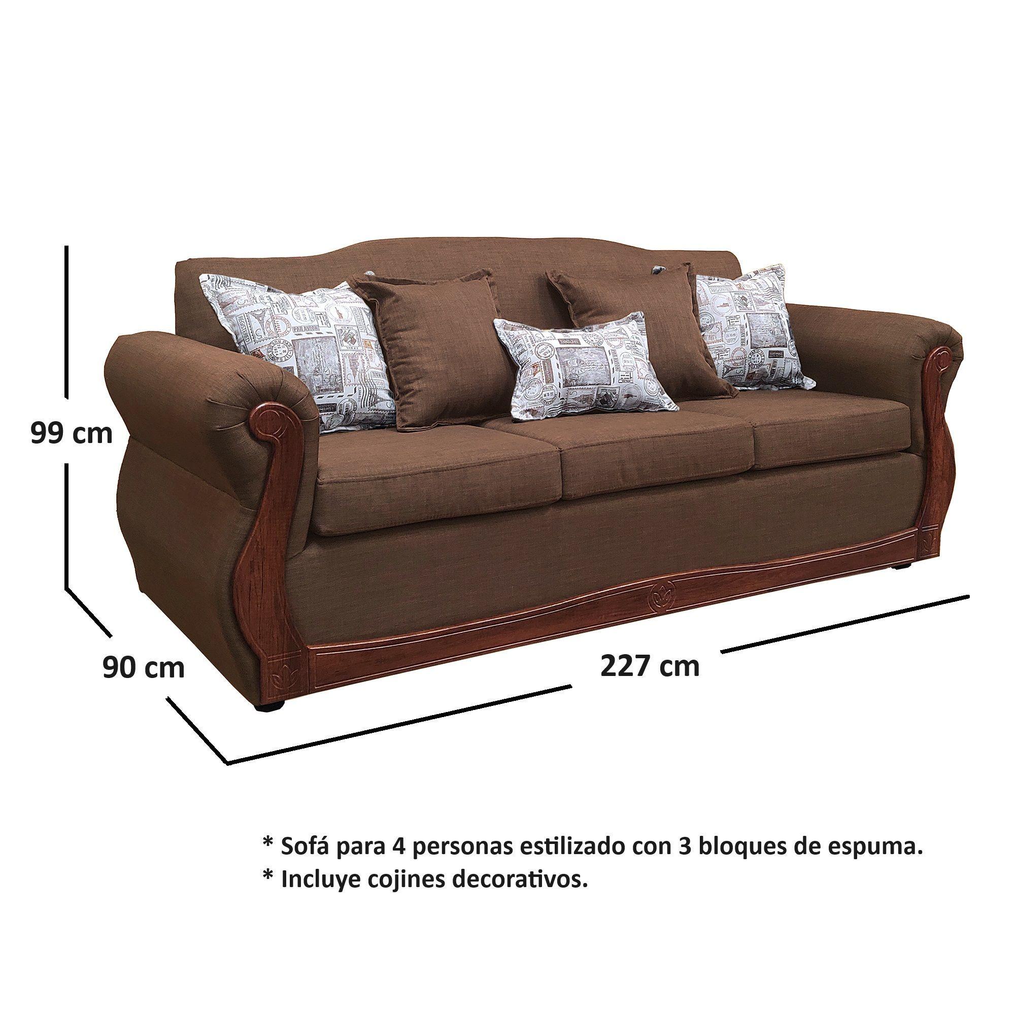 Living Con Resorte Estructural 9 Cuerpos 4+3+1+1 Gran Santi X-2