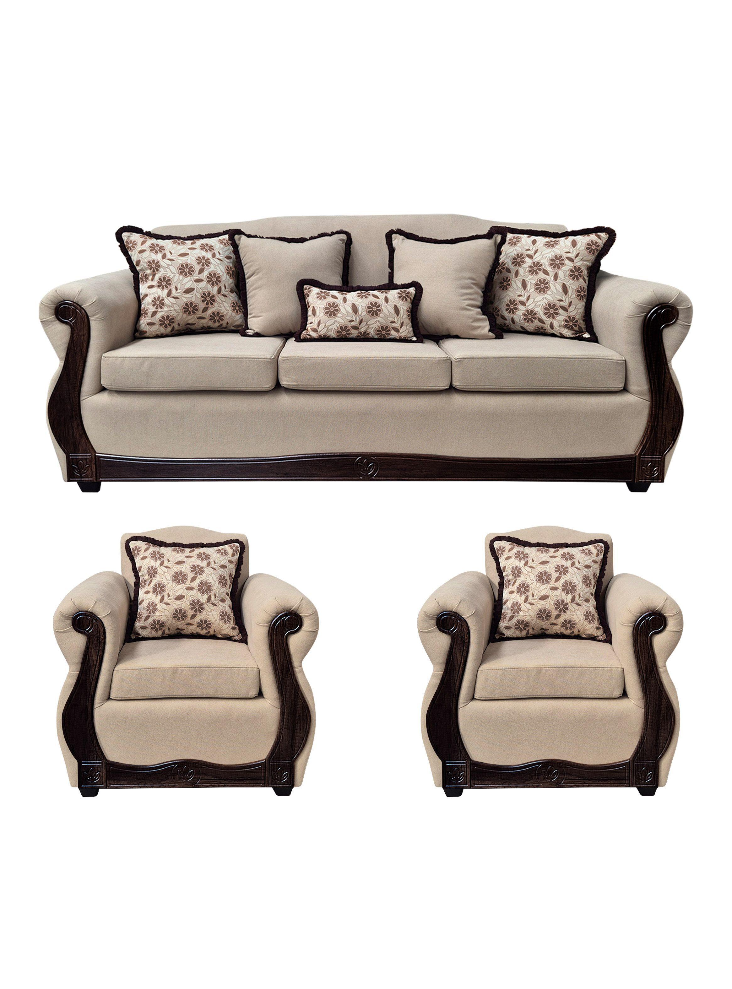 Living Con Resorte Estructural 6 Cuerpos 4+1+1 Gran Santi Chenille -0
