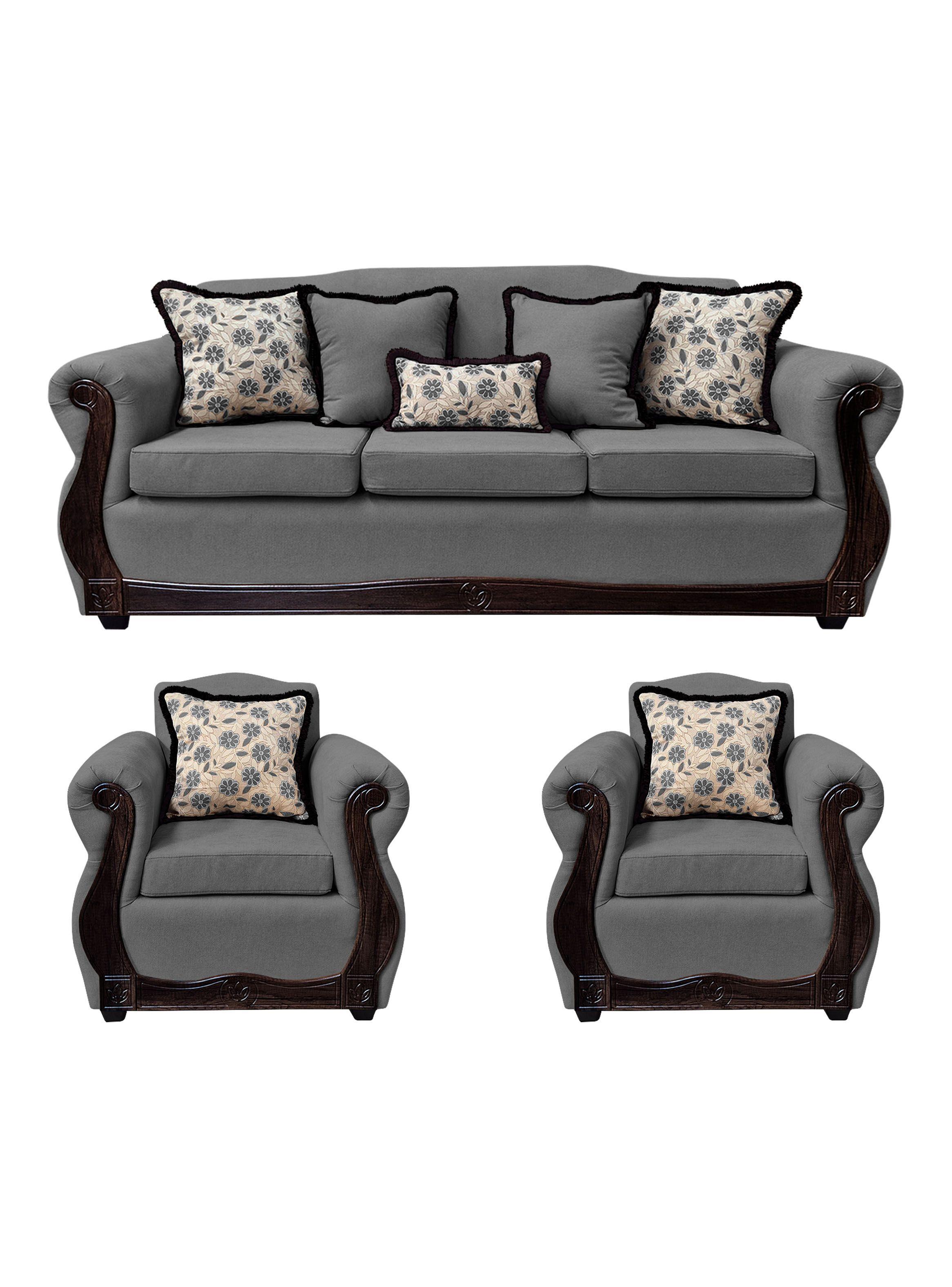 Living Con Resorte Estructural 6 Cuerpos 4+1+1 Gran Santi Chenille -0