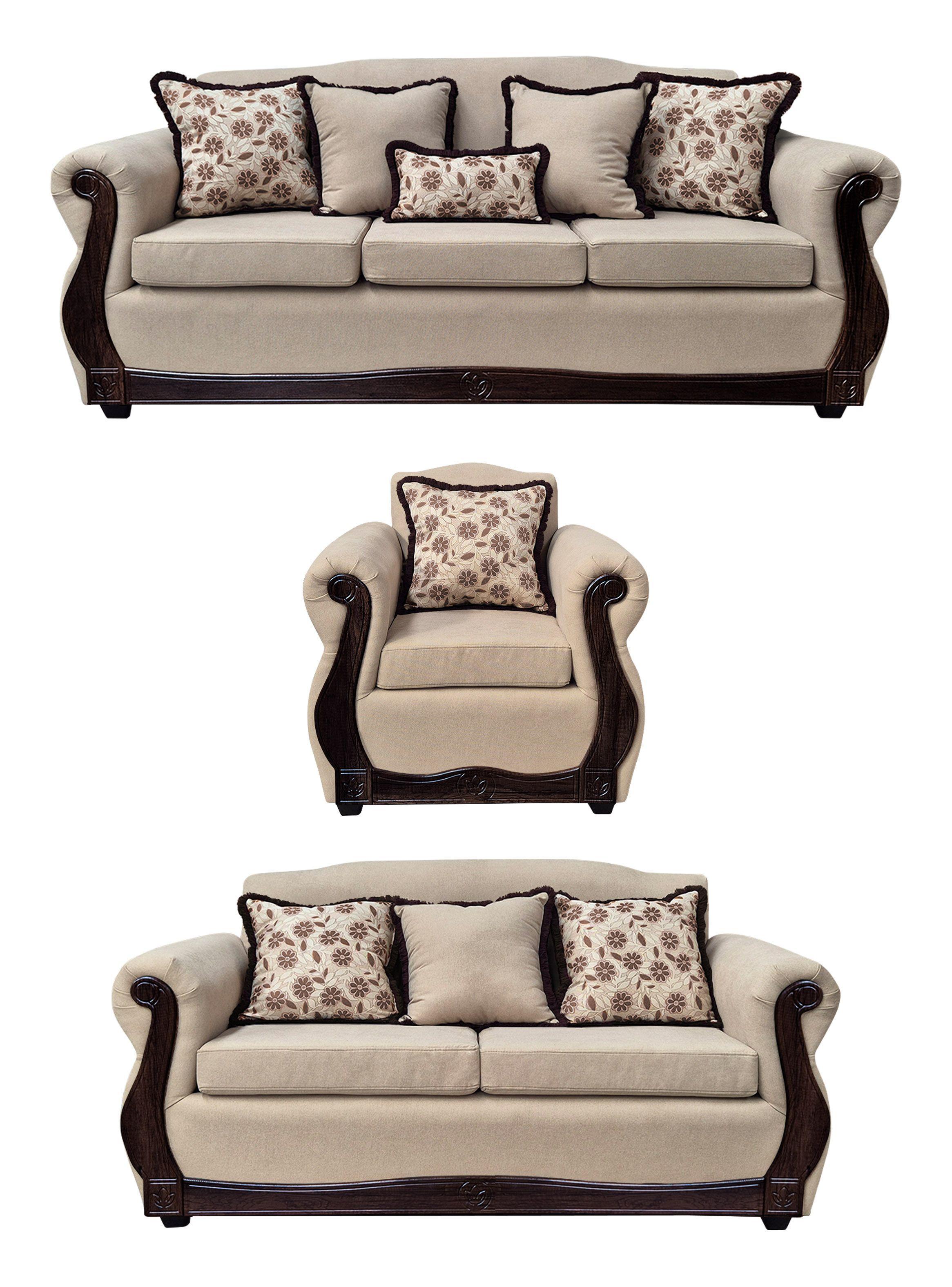 Living Con Resorte Estructural 8 Cuerpos 4+3+1 Gran Santi Chenille  -0