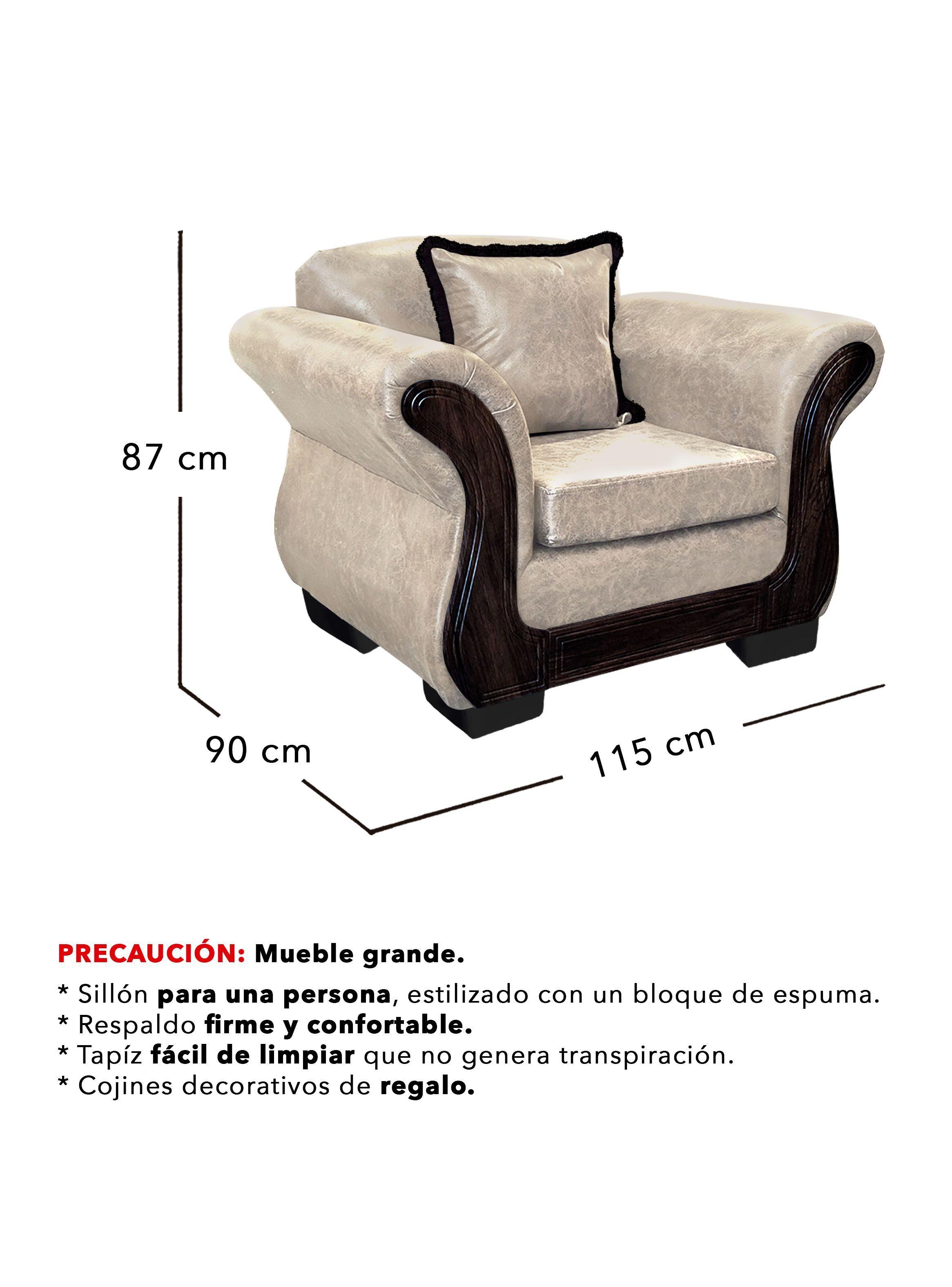 Living Con Resorte Estructural 9 Cuerpos 4+3+1+1 Finis Envejecido  -4