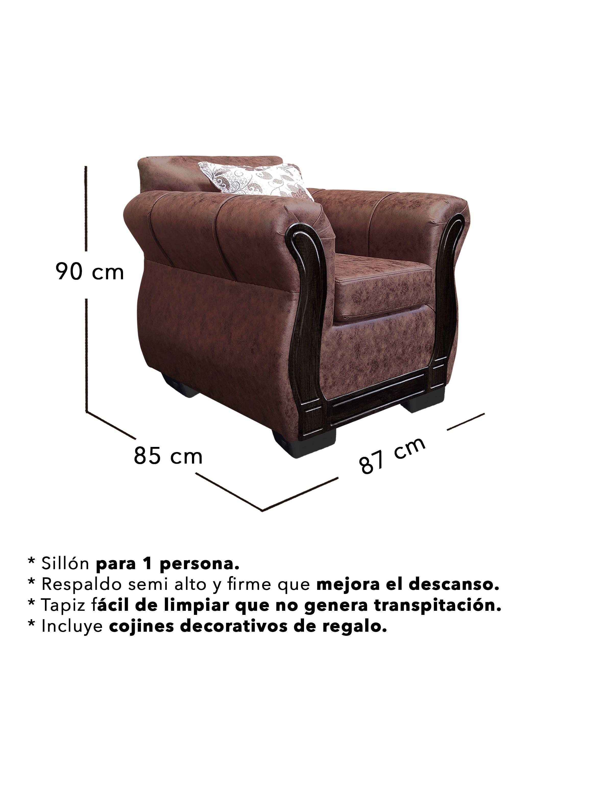 Living Con Resorte Estructural 6 Cuerpos 3+2+1 Lisbon Envejecido  -4