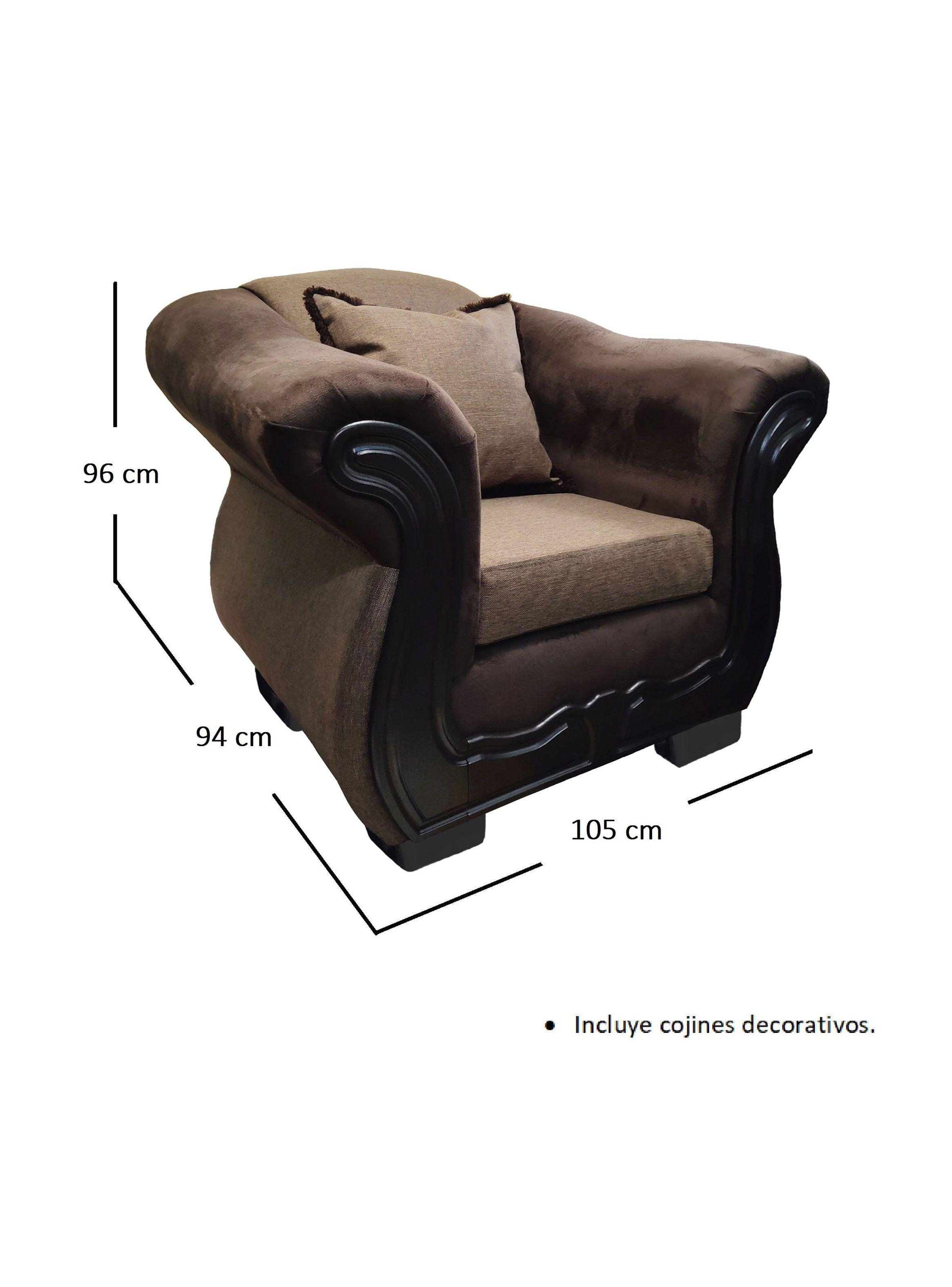 Living Con Resorte Estructural 9 Cuerpos 4+3+1+1 Grand Búfalo Lino Rústico Beige-4