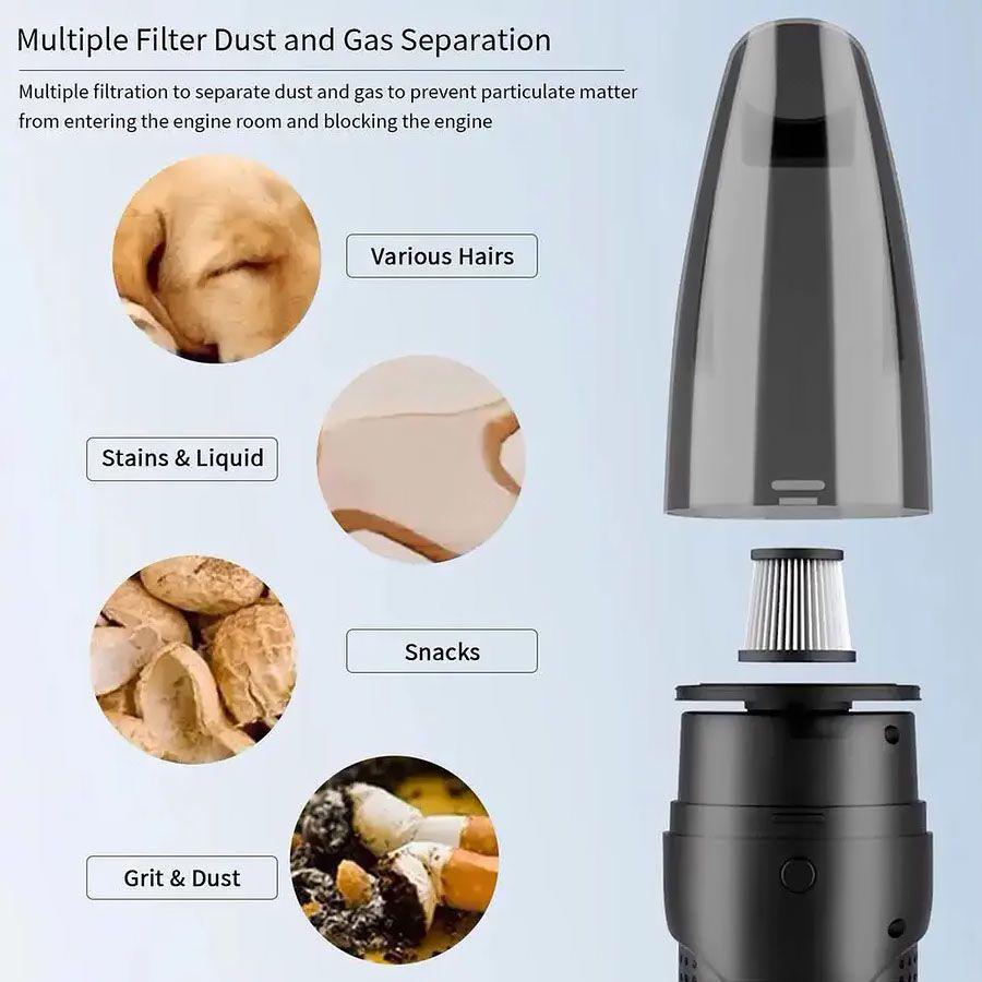 Aspiradora De Mano Inal mbrica Recargable-2