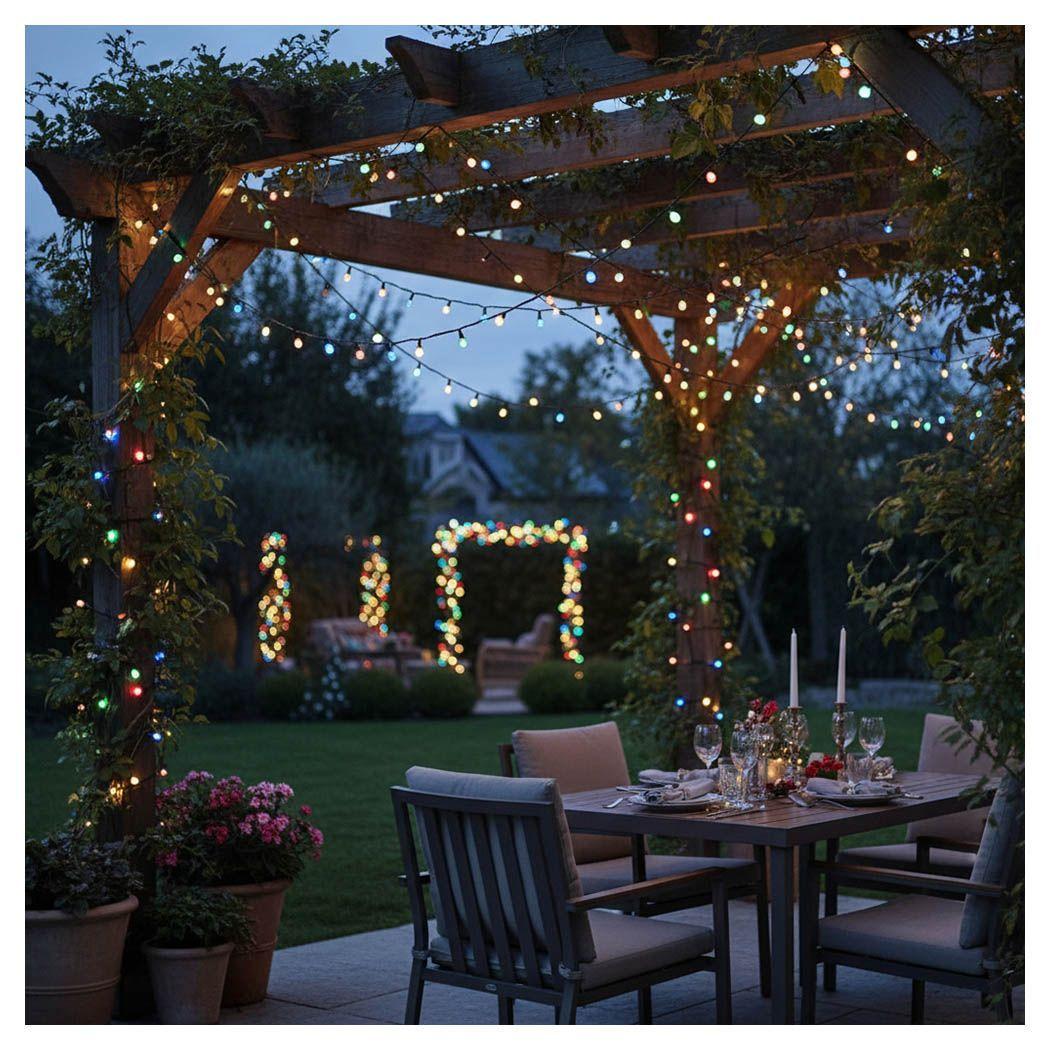 Luces de Navidad Guirnalda Solar 50 Metros Multicolor-2