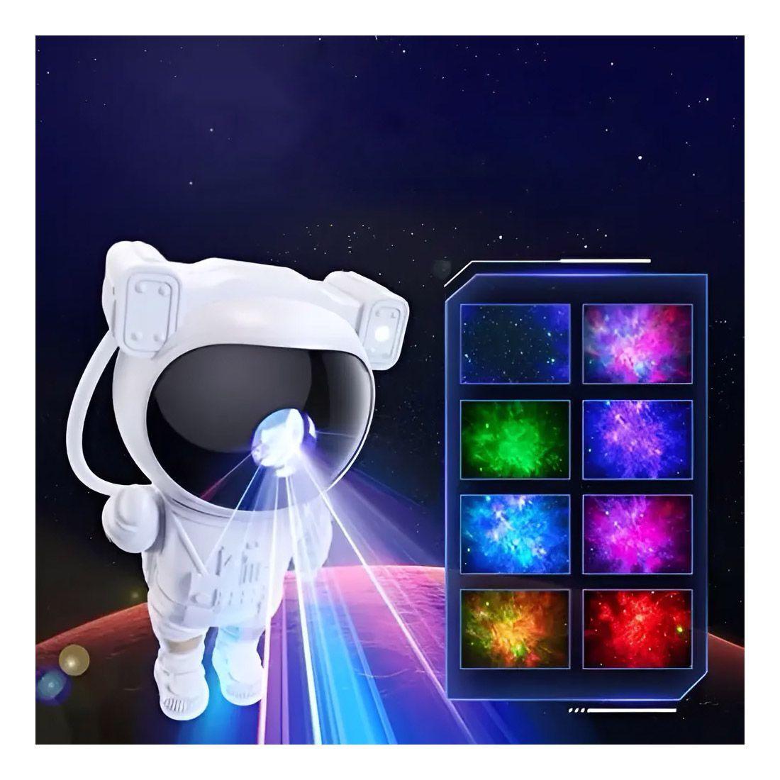 Proyector Lámpara Luz Led Galaxia Astronauta-5