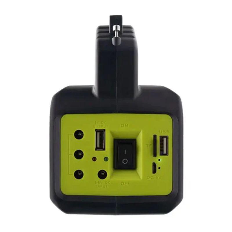 Kit Camping Solar con Linterna 10W Radio Bluetooth-5