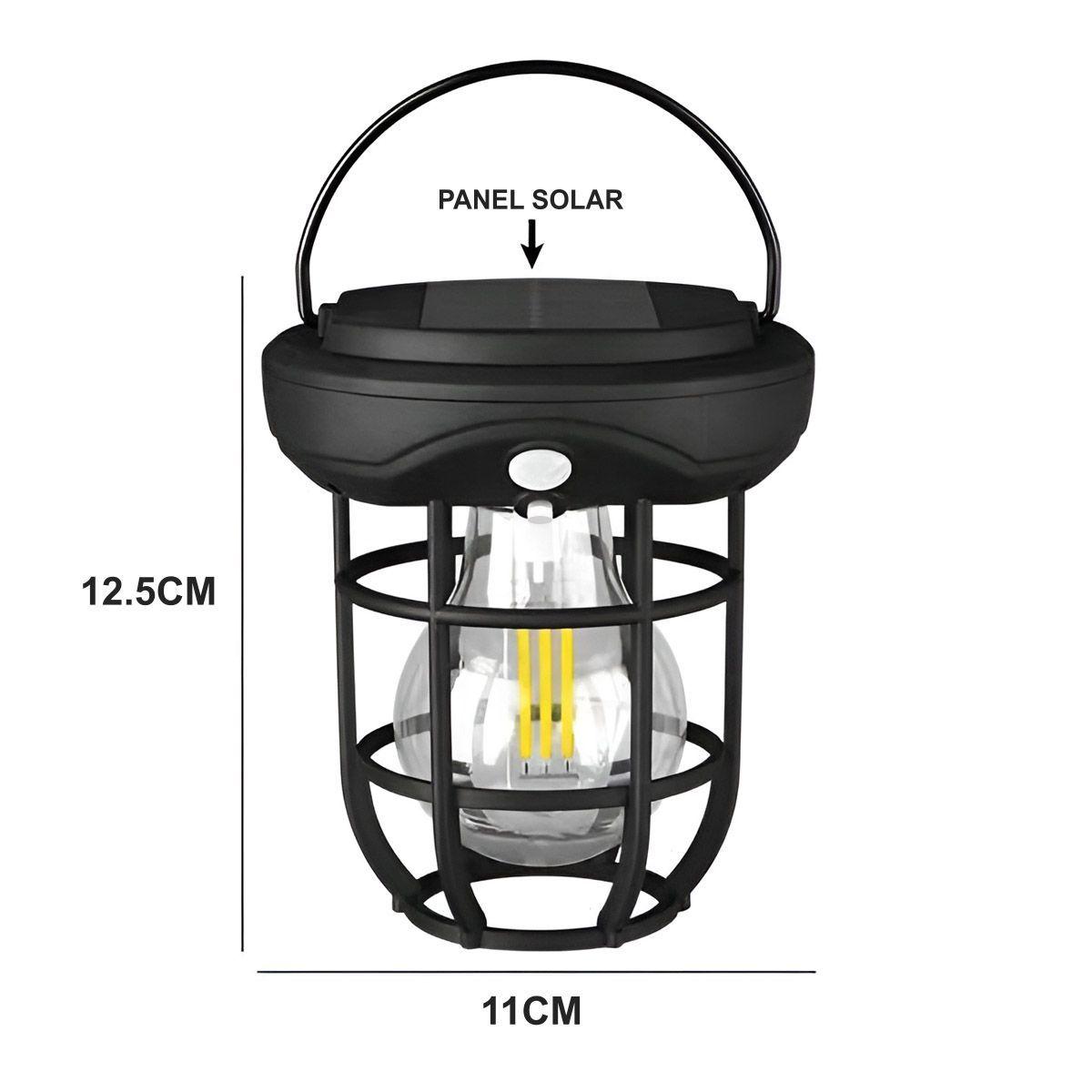 Lámpara para Camping Solar con Sensor de Movimiento-5