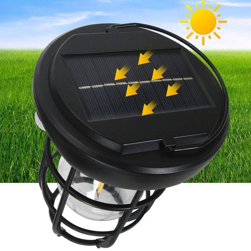 Lámpara para Camping Solar con Sensor de Movimiento-2