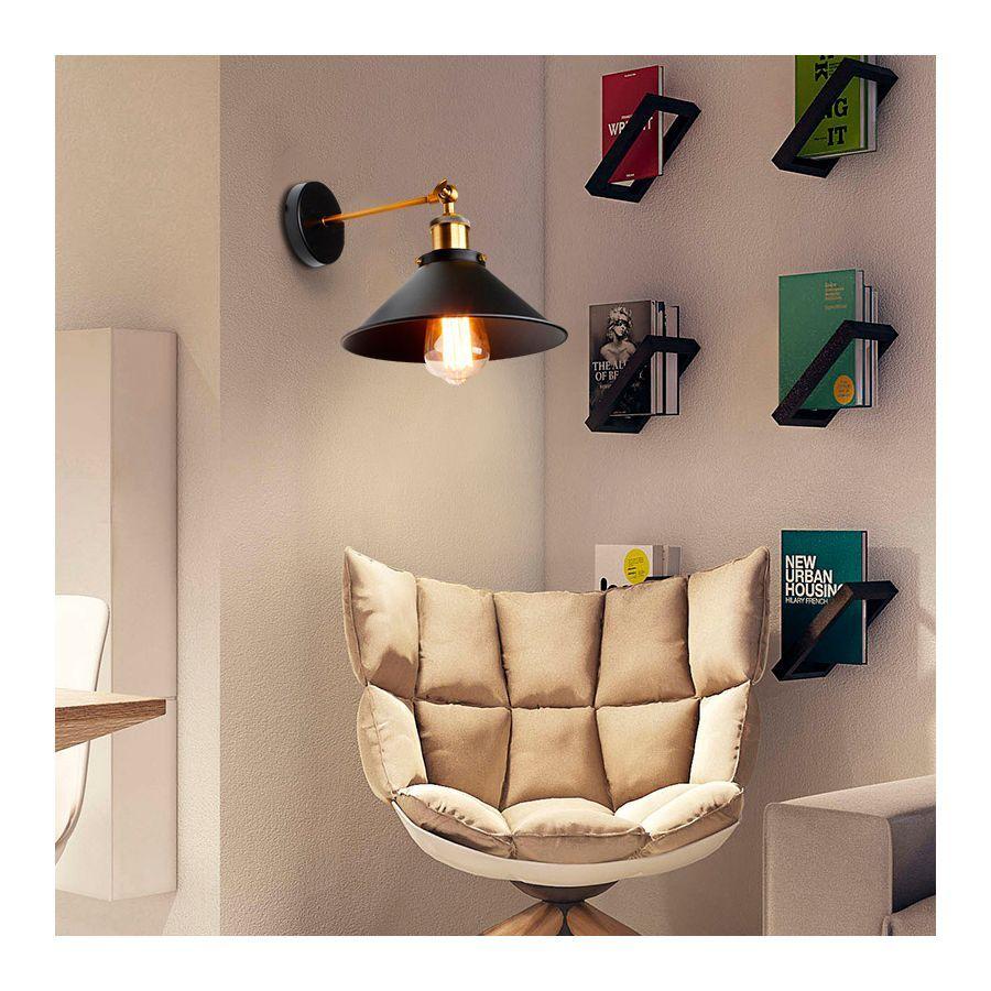 Aplique Lampara de Pared Tipo Campana Vintage-6