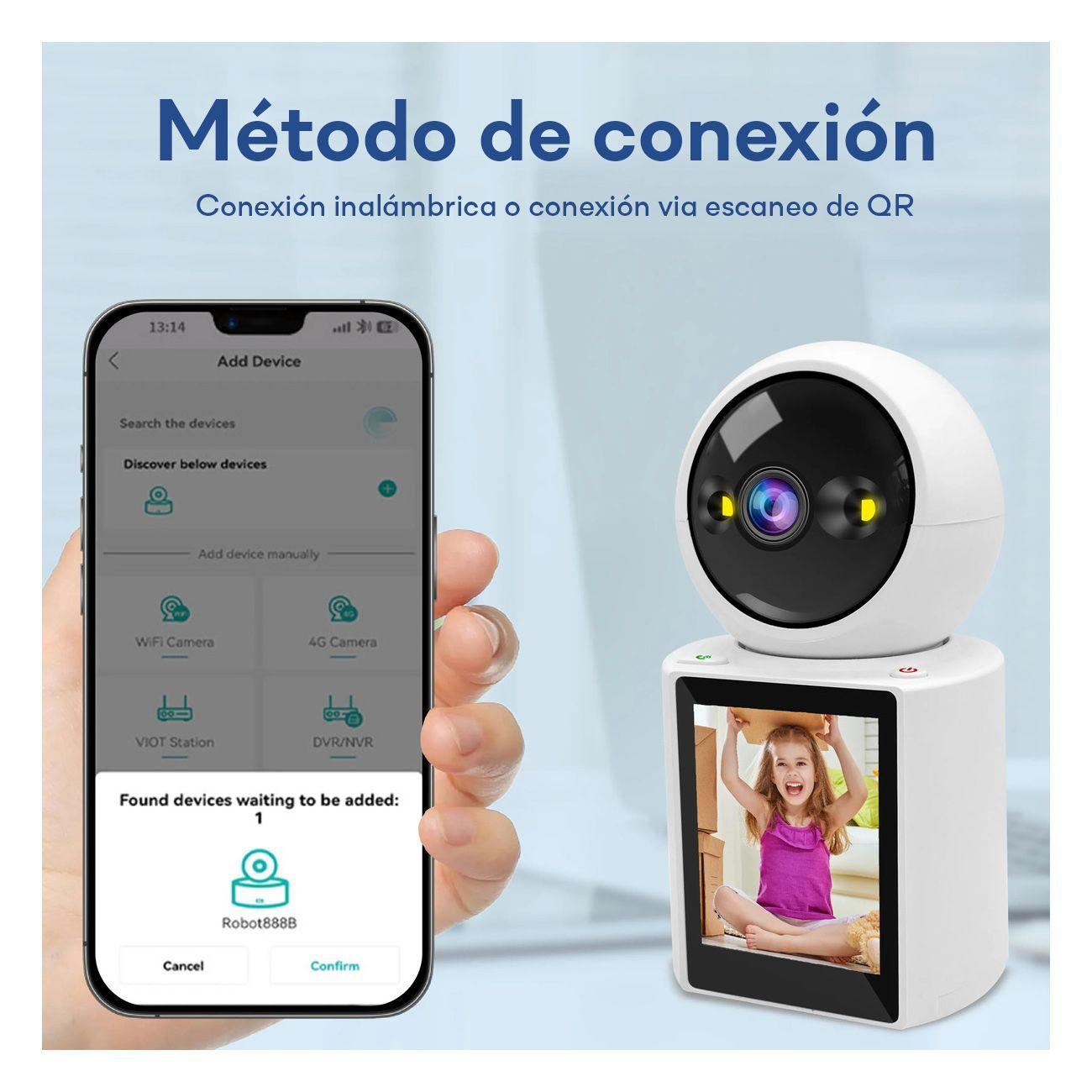 C mara Monitor para Beb con Pantalla y Videollamada-3