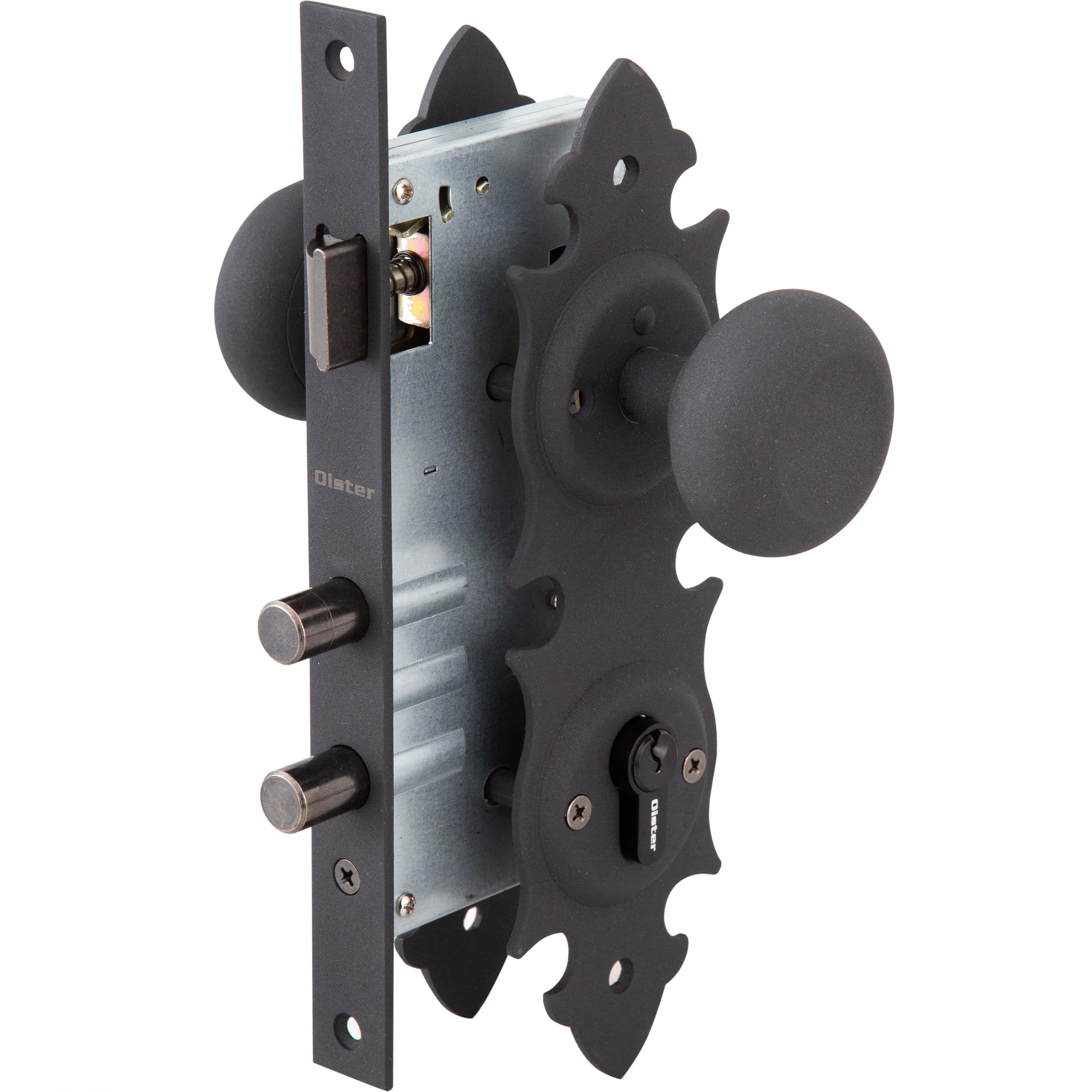 Cerradura Embutir Oister Trancura Acceso - Negro-2