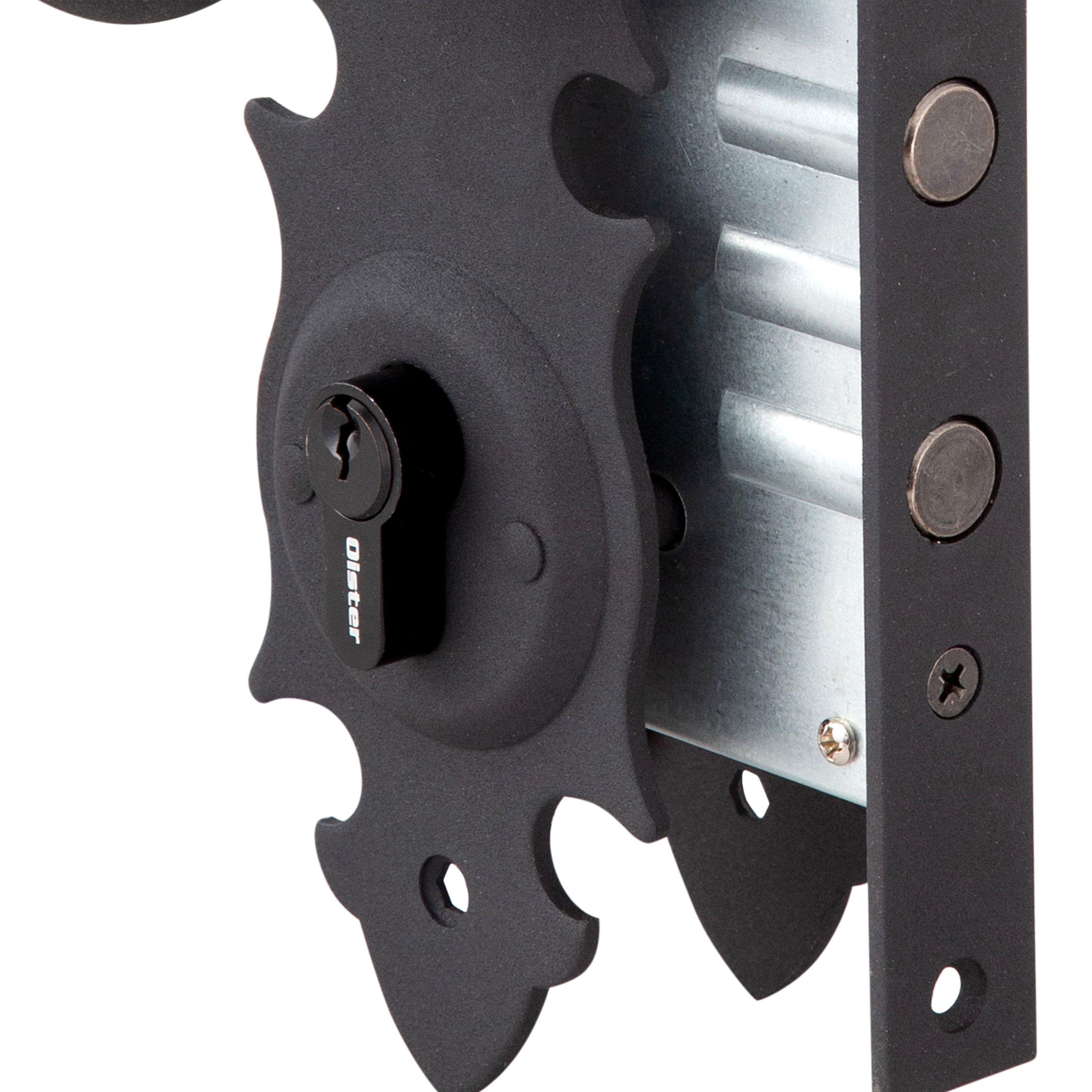 Cerradura Embutir Oister Trancura Acceso - Negro-3