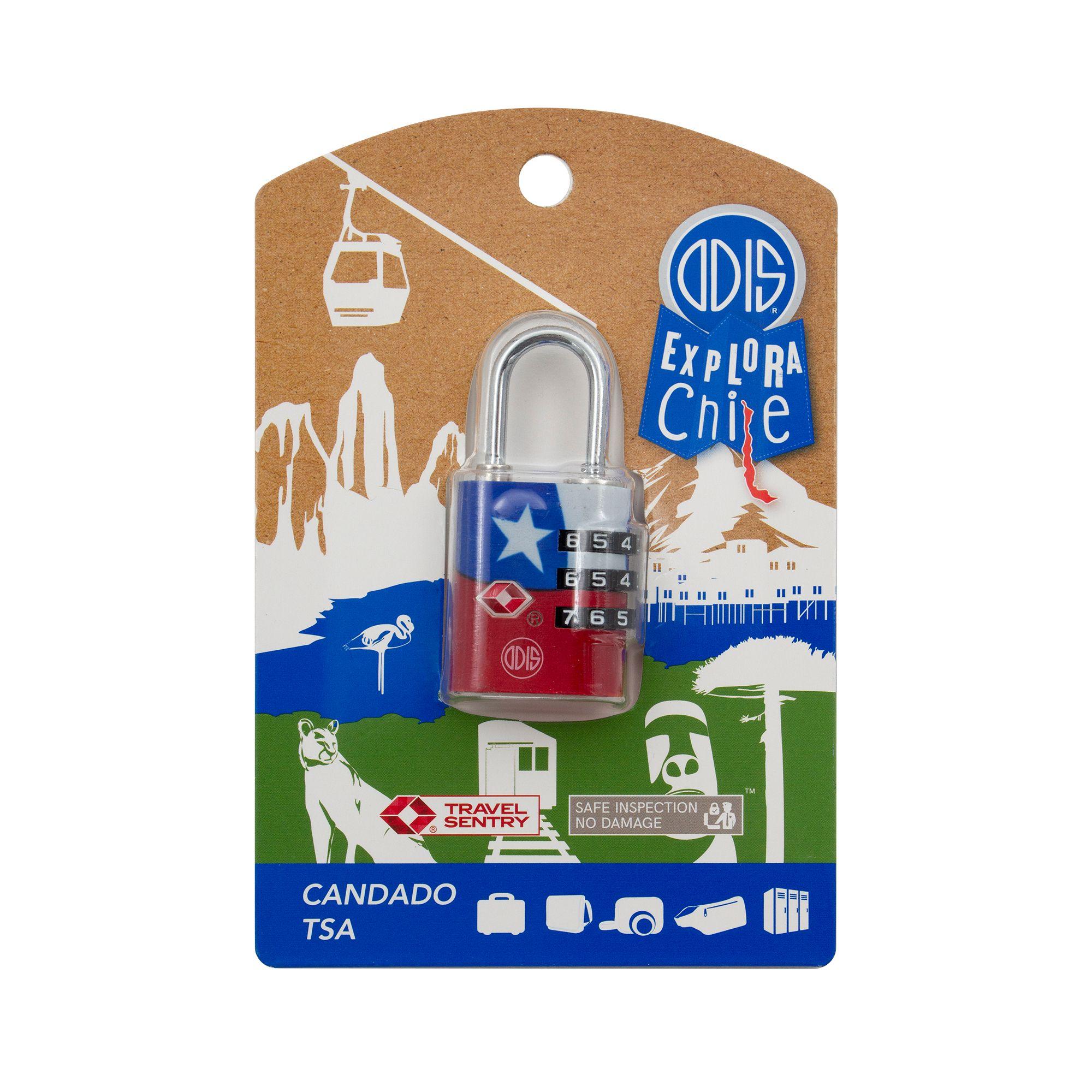 Candado Odis TSA Viaje Maleta  30mm Combinación Línea Explora - Chile-4