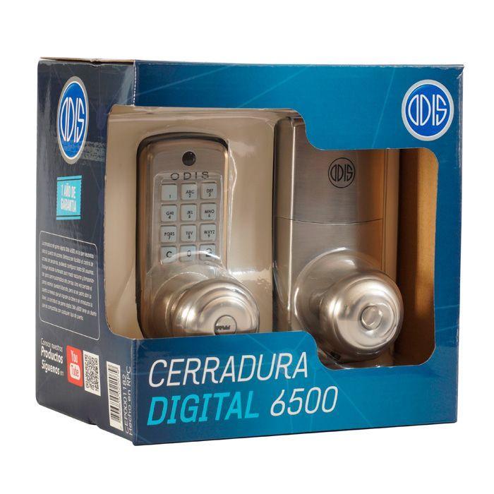 Cerradura Digital Odis con Pomo 6500 - Plata-9