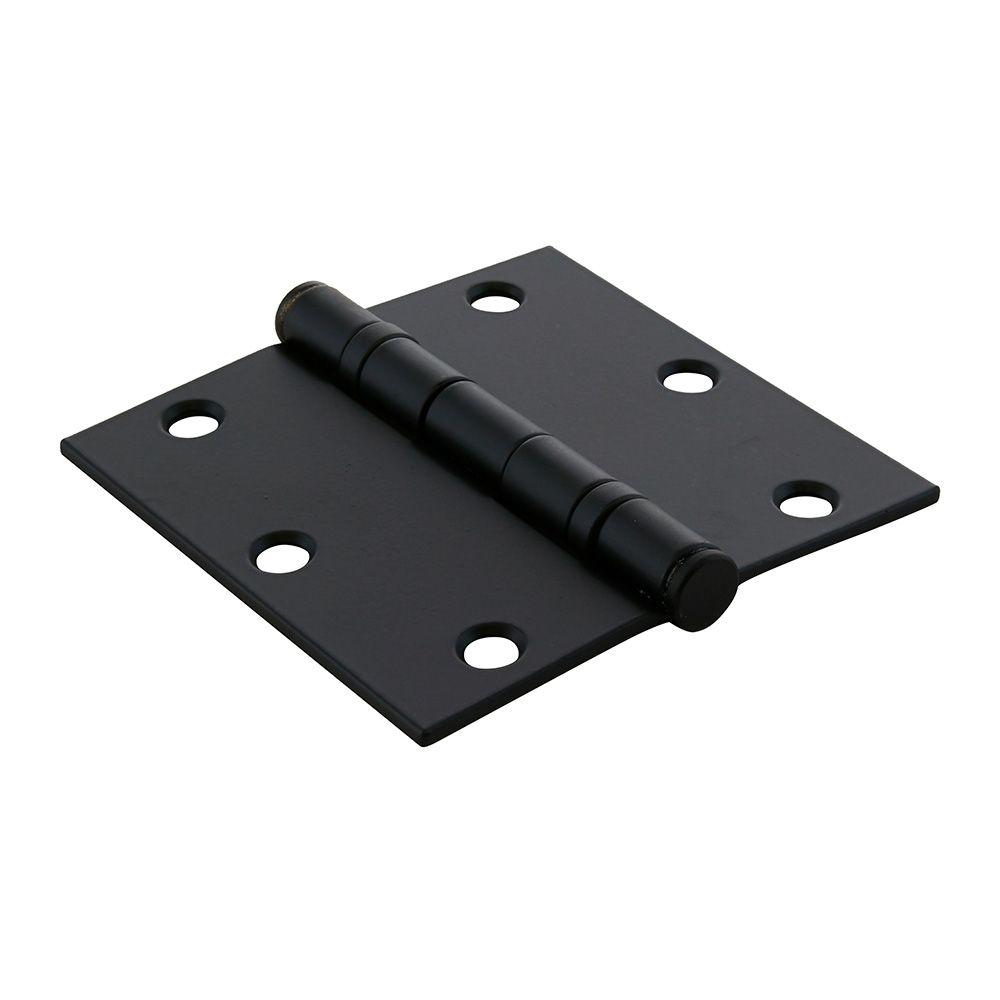Pack 3 Bisagras Acero Odis 3,5”x3,5”x2,5mm Canto Recto Negro-2