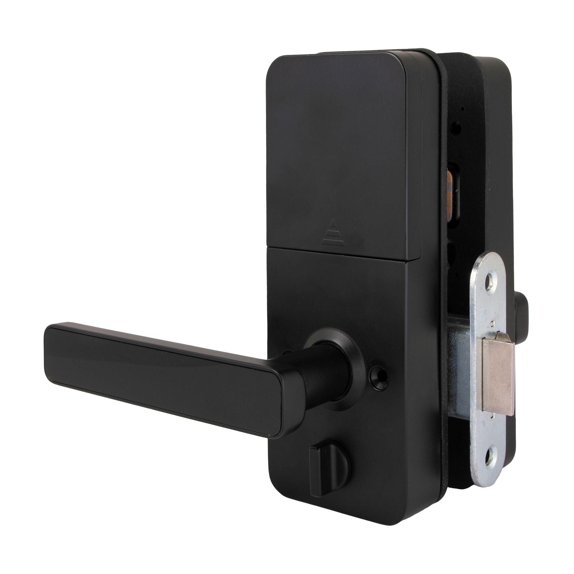 Cerradura Digital Odis 7700 Con Picaporte Manilla Reversible - Negro-4