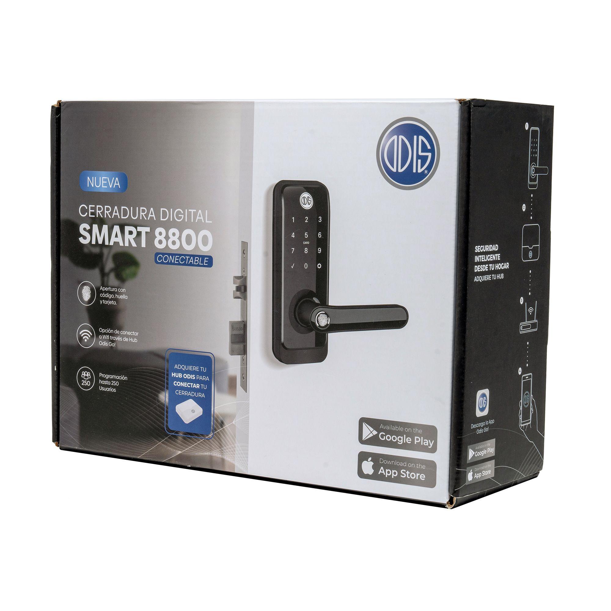 Cerradura Digital Inteligente Con Conexión WIFI ODIS GO! 8800 + Hub-3