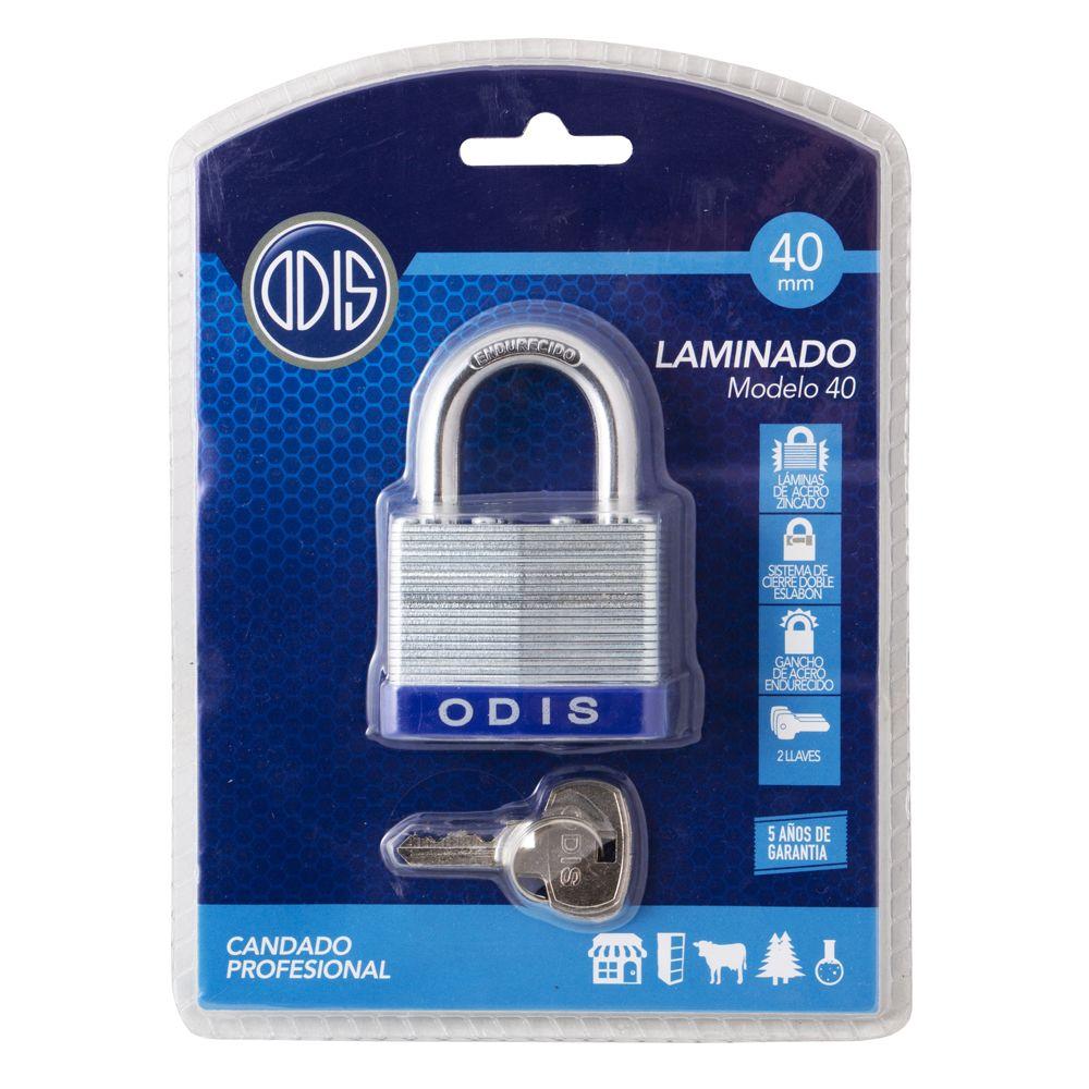 Candado Laminado Odis 40mm Acero Zincado-6
