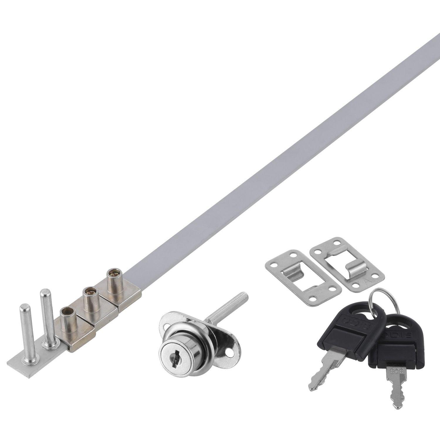 Cerradura Muebles Odis Cajones 2351-1920 Plata-2