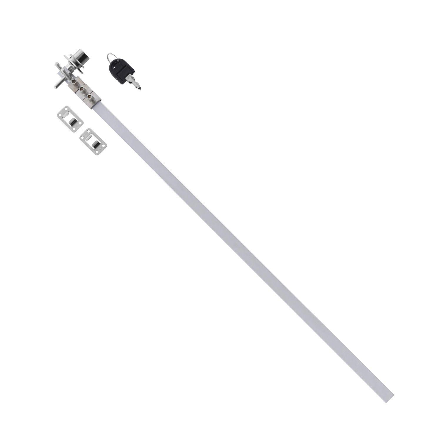 Cerradura Muebles Odis Cajones 2351-1920 Plata-3
