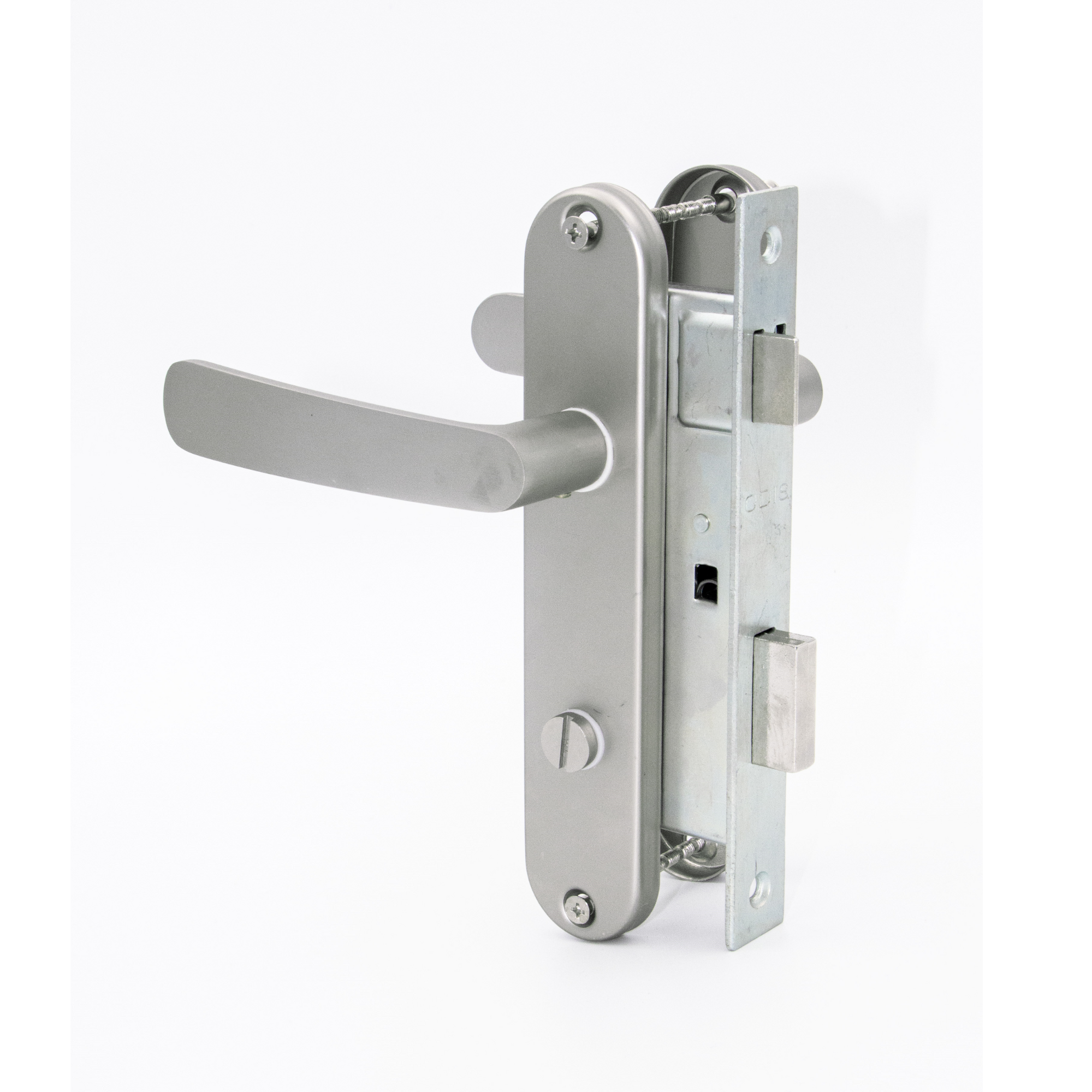 Cerradura Embutir Odis Simona 7040 Baño - Plata-0