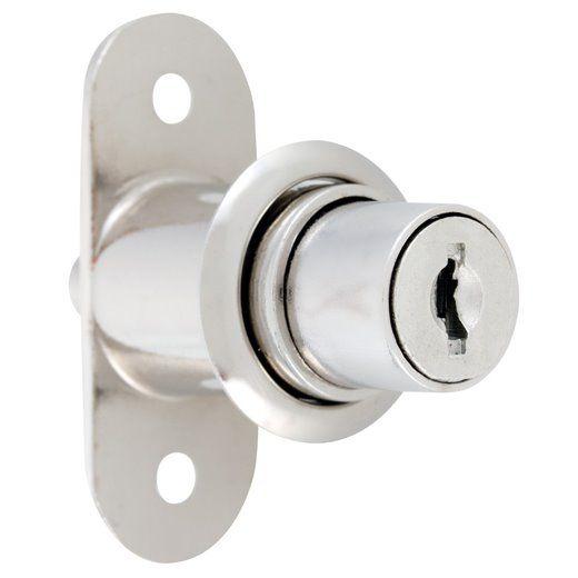 Cerradura Muebles Odis Corredera 2460-1924 Plata-2