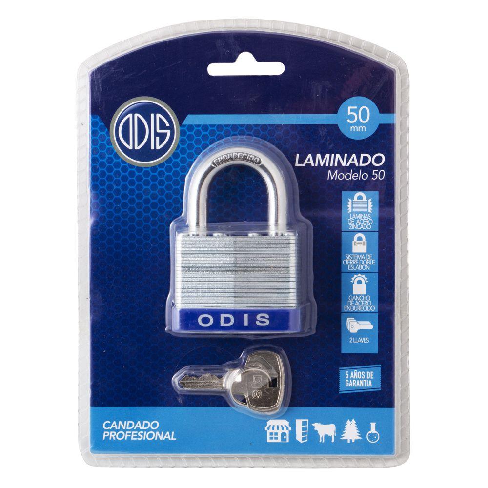 Candado Laminado Odis 50mm Acero Zincado-6
