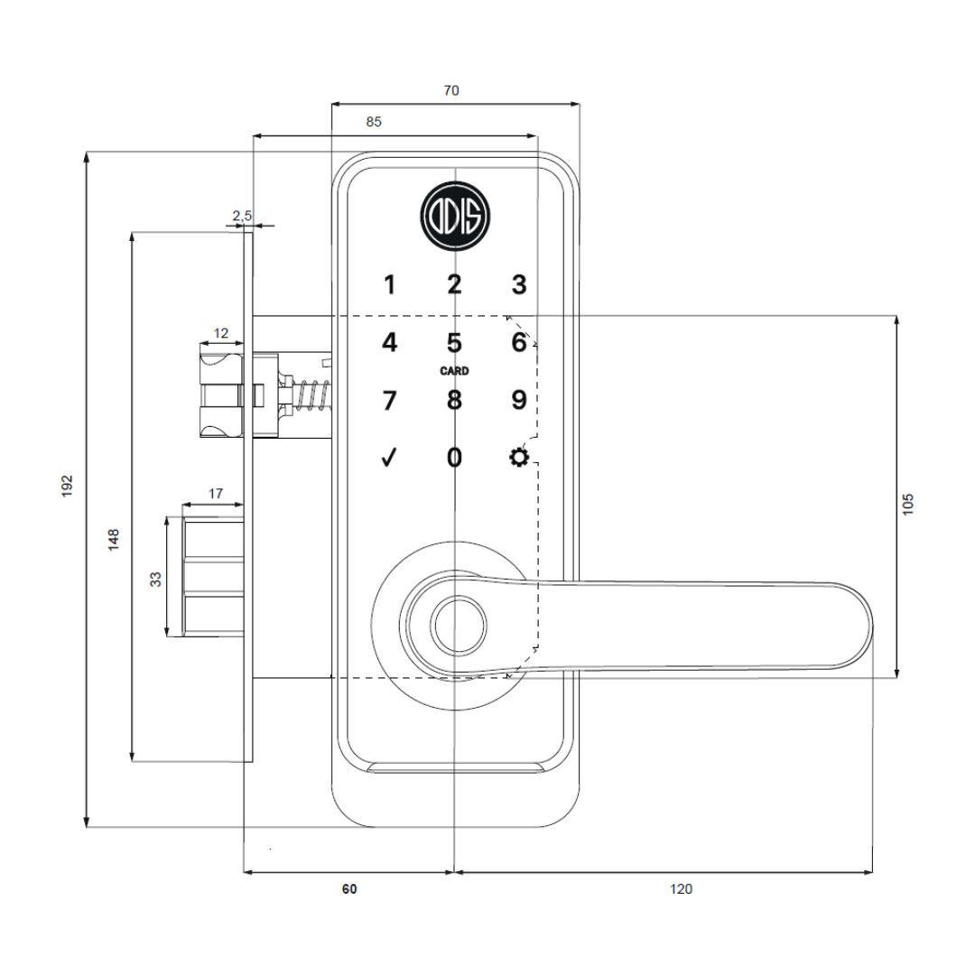 Cerradura Digital Inteligente Con Conexión Wifi Odis Sin Hub-7