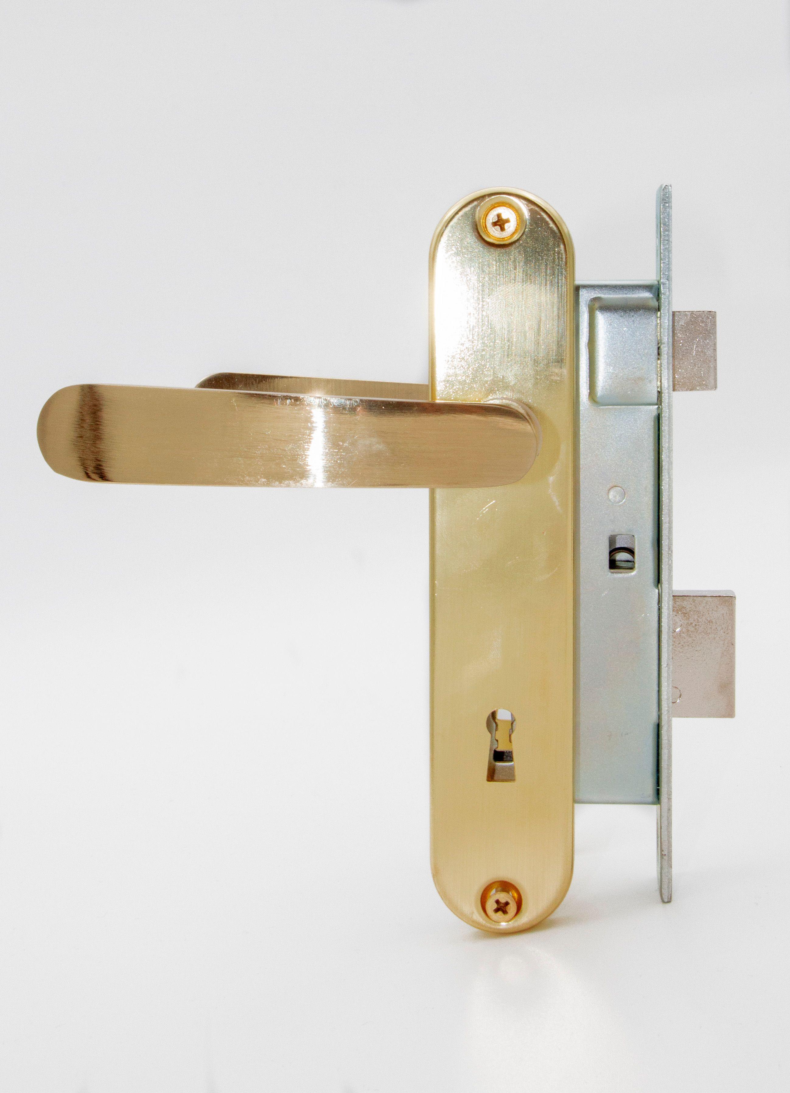 Cerradura Embutir Odis Simona 7040 Dormitorio - Bronce-1