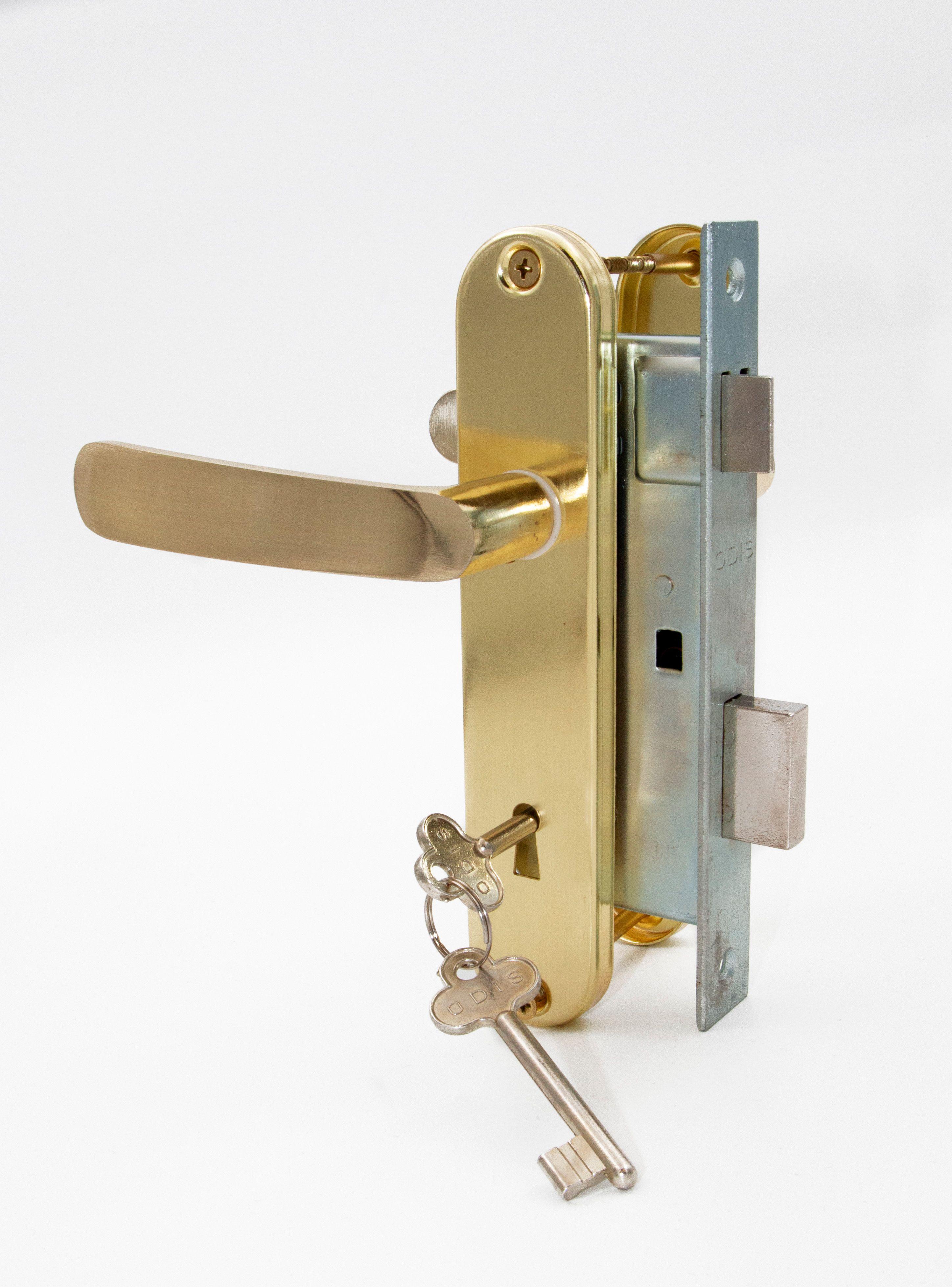 Cerradura Embutir Odis Simona 7040 Dormitorio - Bronce-2