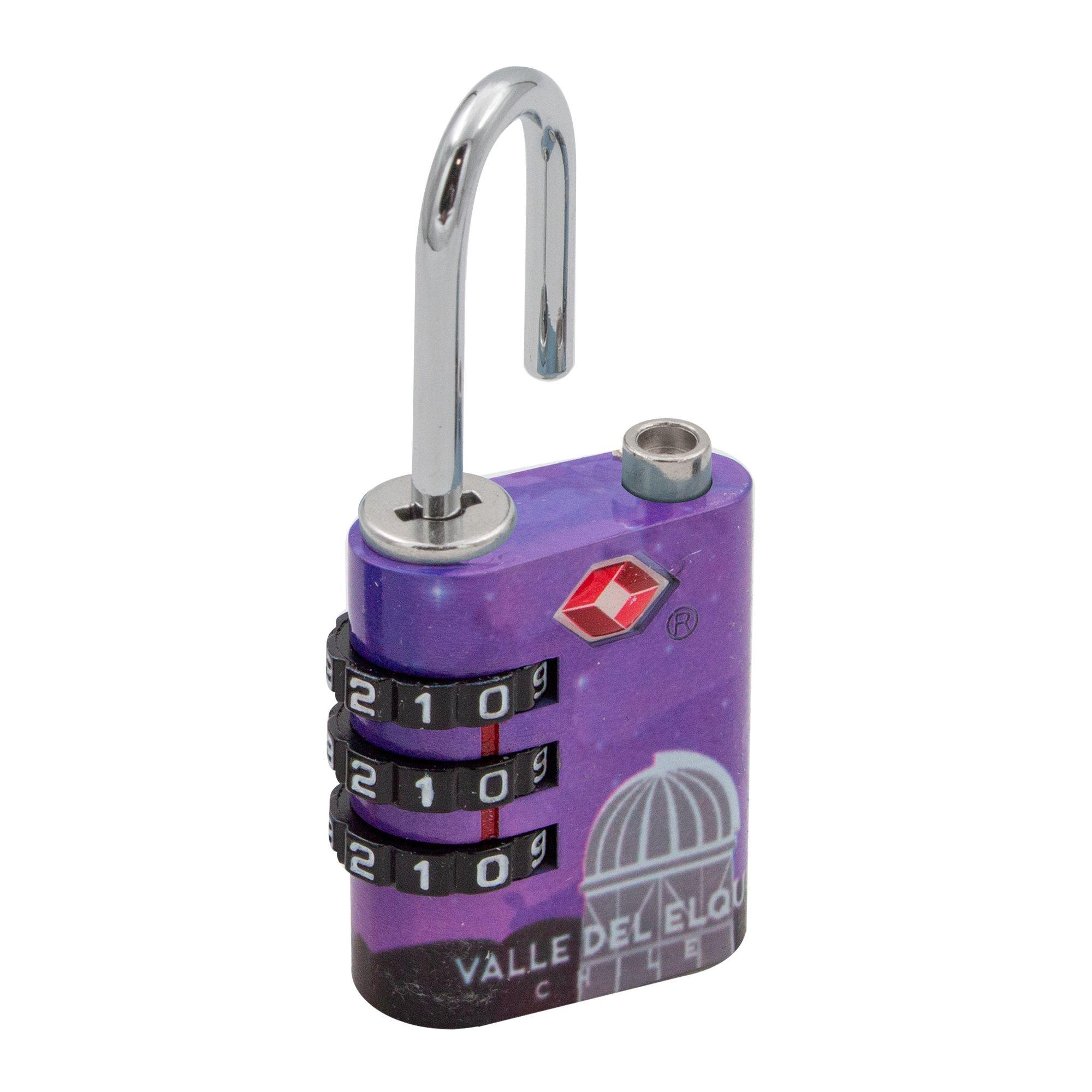 Candado Odis Tsa Viaje Maleta 30mm Con Clave - Valle Del Equi-2