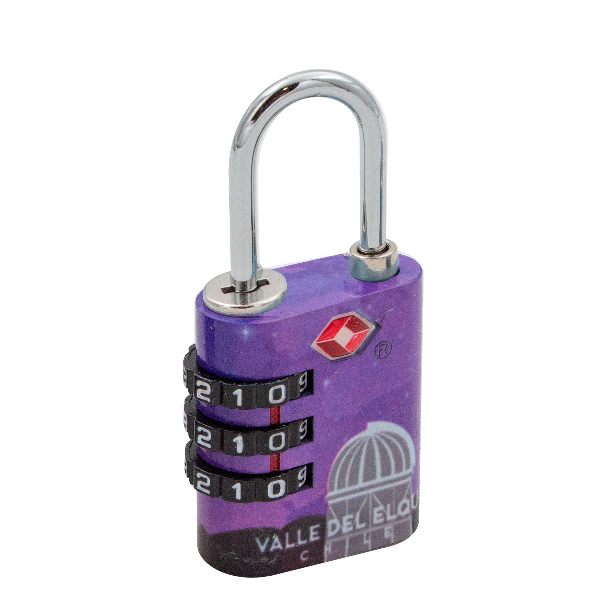 Candado Odis Tsa Viaje Maleta 30mm Con Clave - Valle Del Equi-3