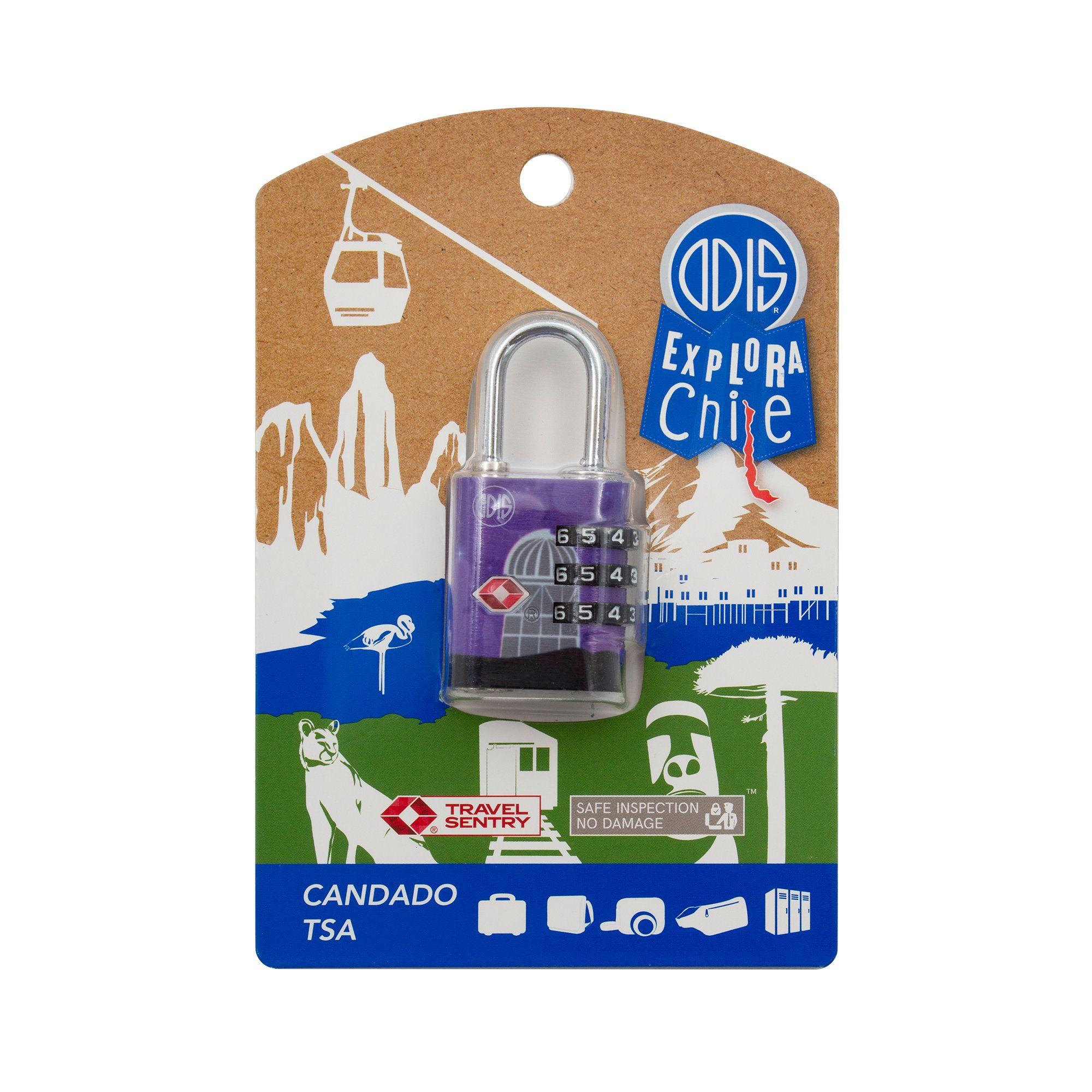 Candado Odis Tsa Viaje Maleta 30mm Con Clave - Valle Del Equi-6