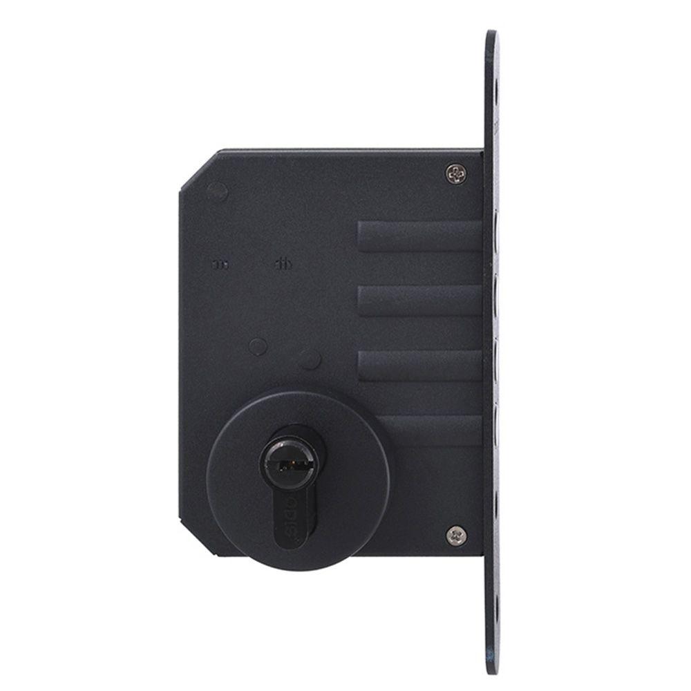Cerrojo Embutir Odis 600 Llave-Llave - Negro-2