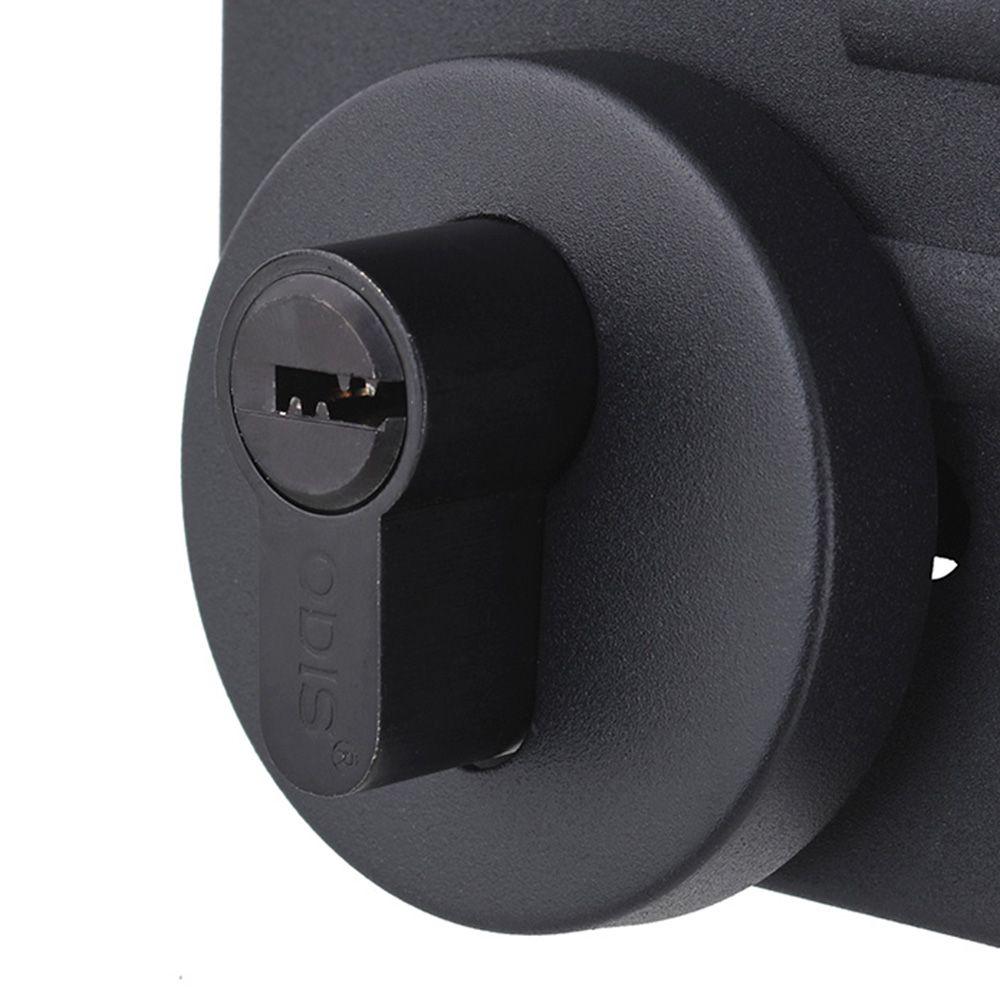 Cerrojo Embutir Odis 600 Llave-Llave - Negro-4