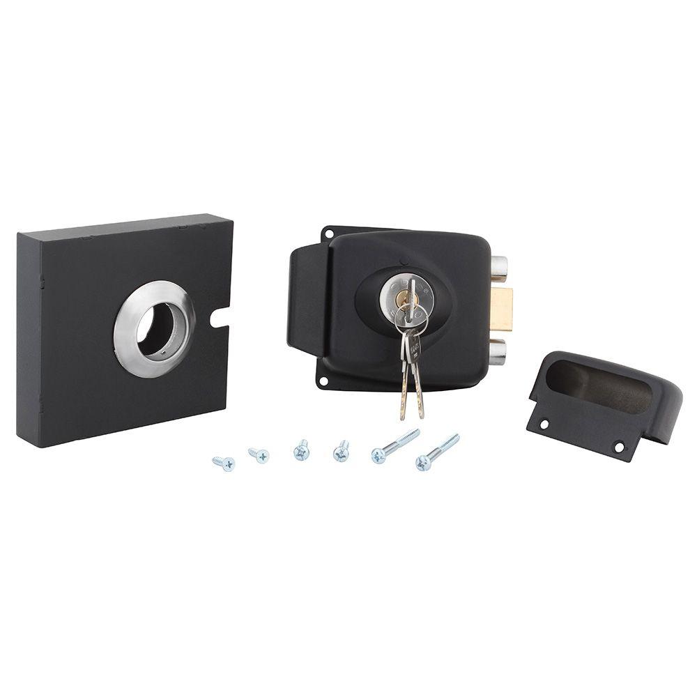 Cerradura Sobreponer Odis 773 Caja Metalica - Negro-7