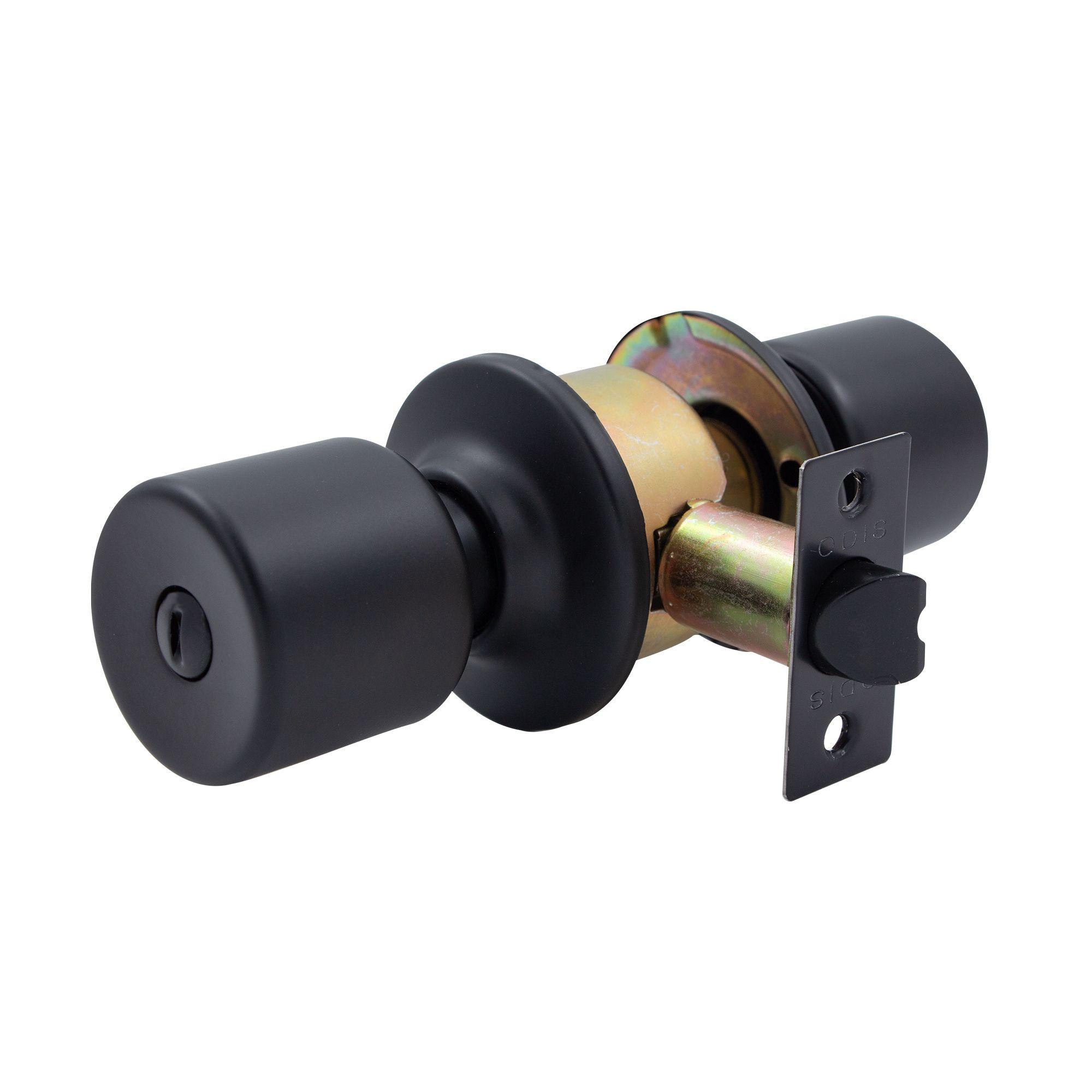 Cerradura Cilíndrica ODIS 205 Baño - Negro-2