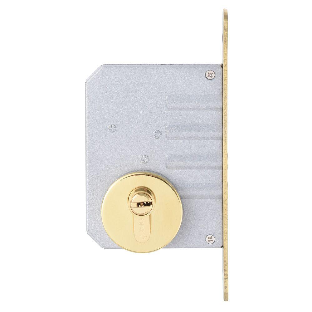 Cerrojo Embutir Odis 600 Llave-Llave - Bronce-2
