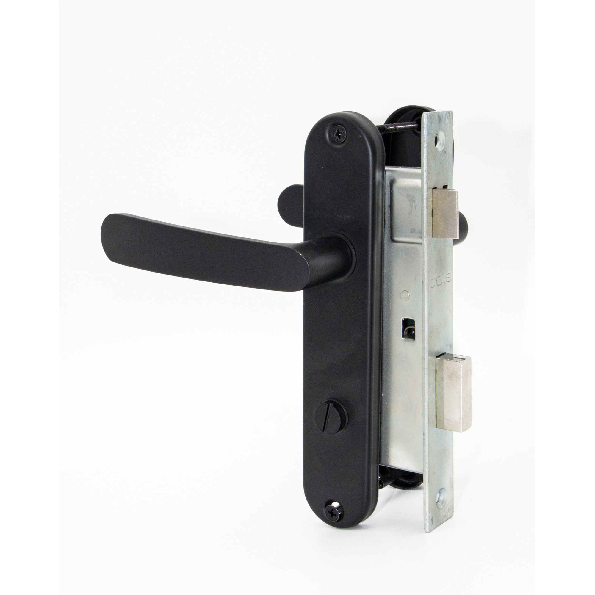 Cerradura Embutir Odis Simona 7040 Baño - Negro-2