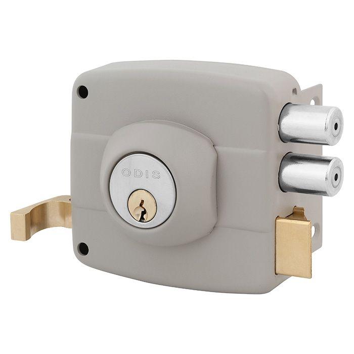 Cerradura Sobreponer Odis 321 Puertas De Madera - Gris-2