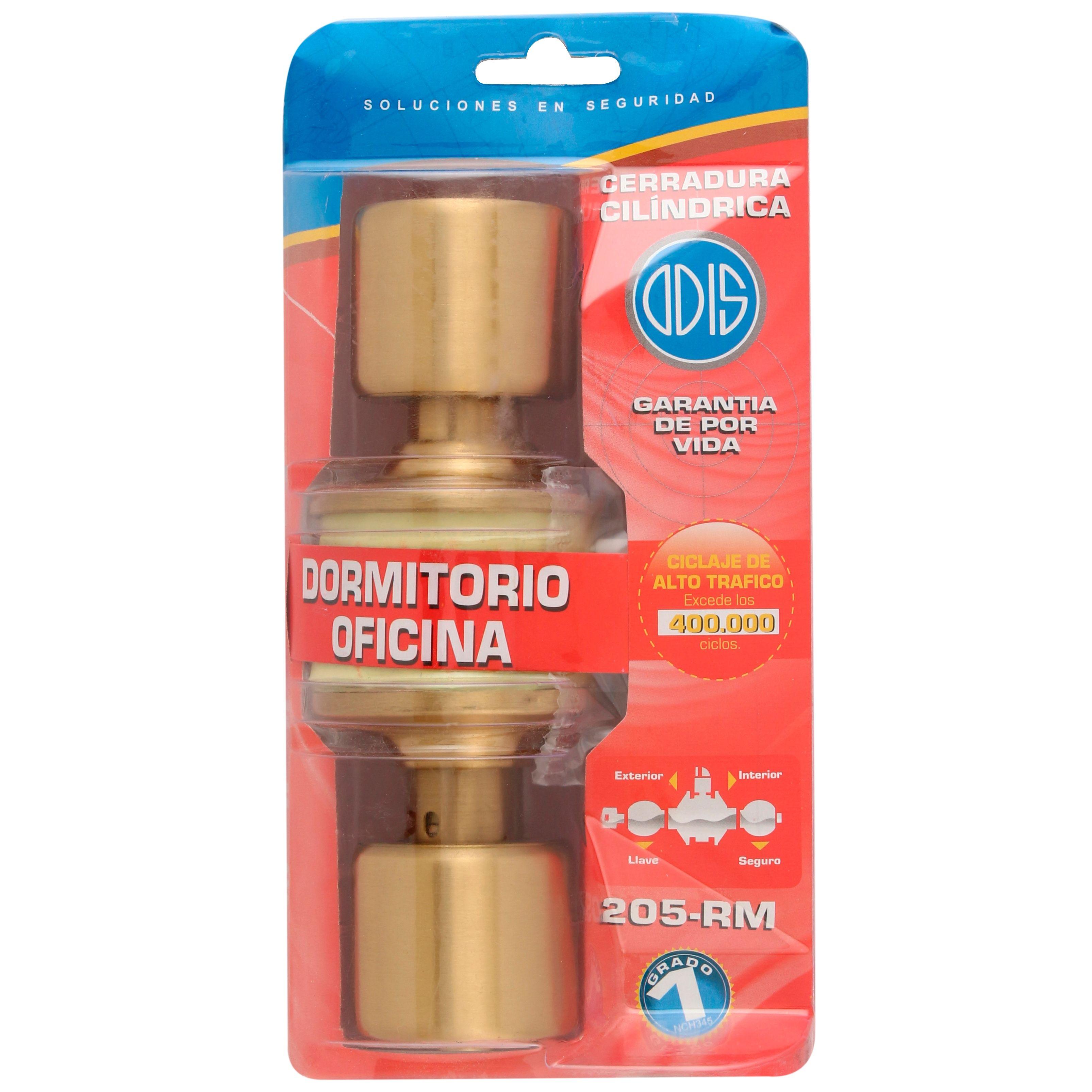 Cerradura Cilíndrica Odis 205 Dormitorio - Bronce-5
