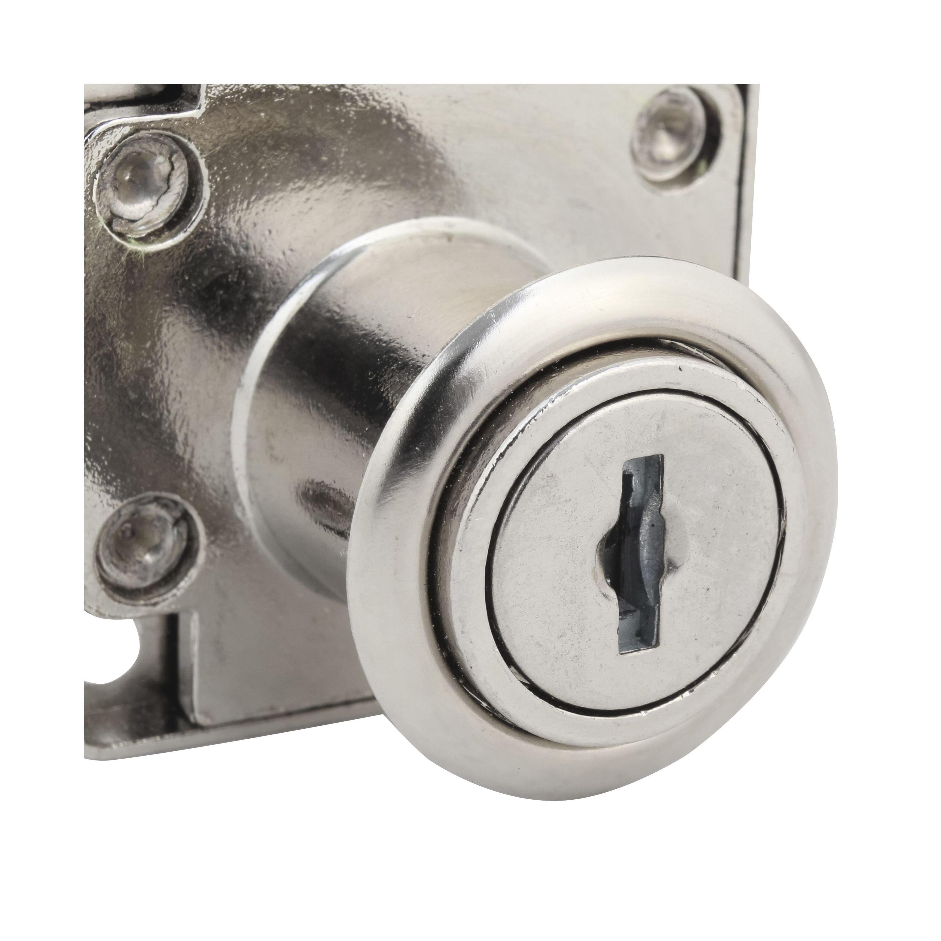 Cerradura Muebles Odis Corredera 2470-1922 Plata-2