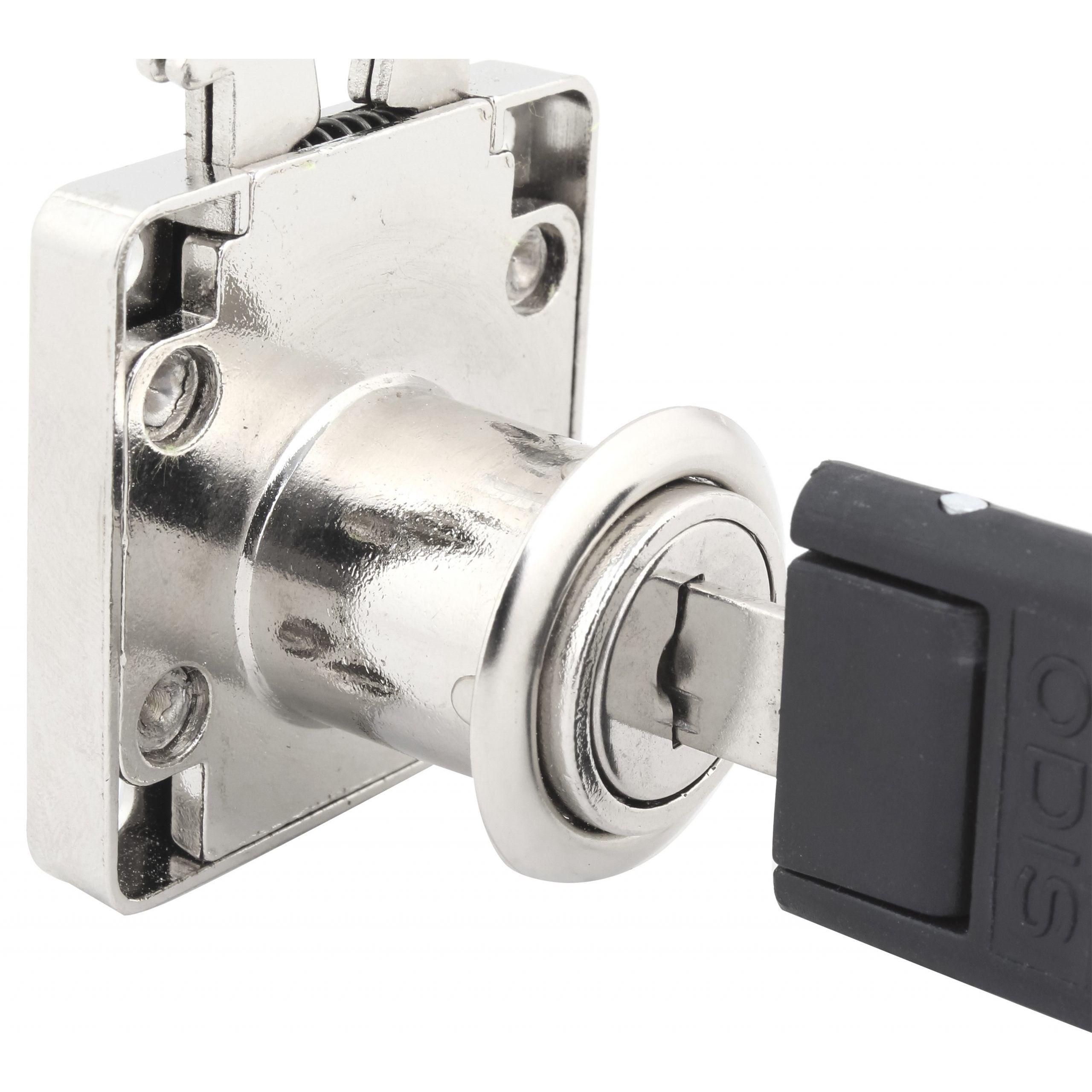 Cerradura Muebles Odis Corredera 2470-1922 Plata-3