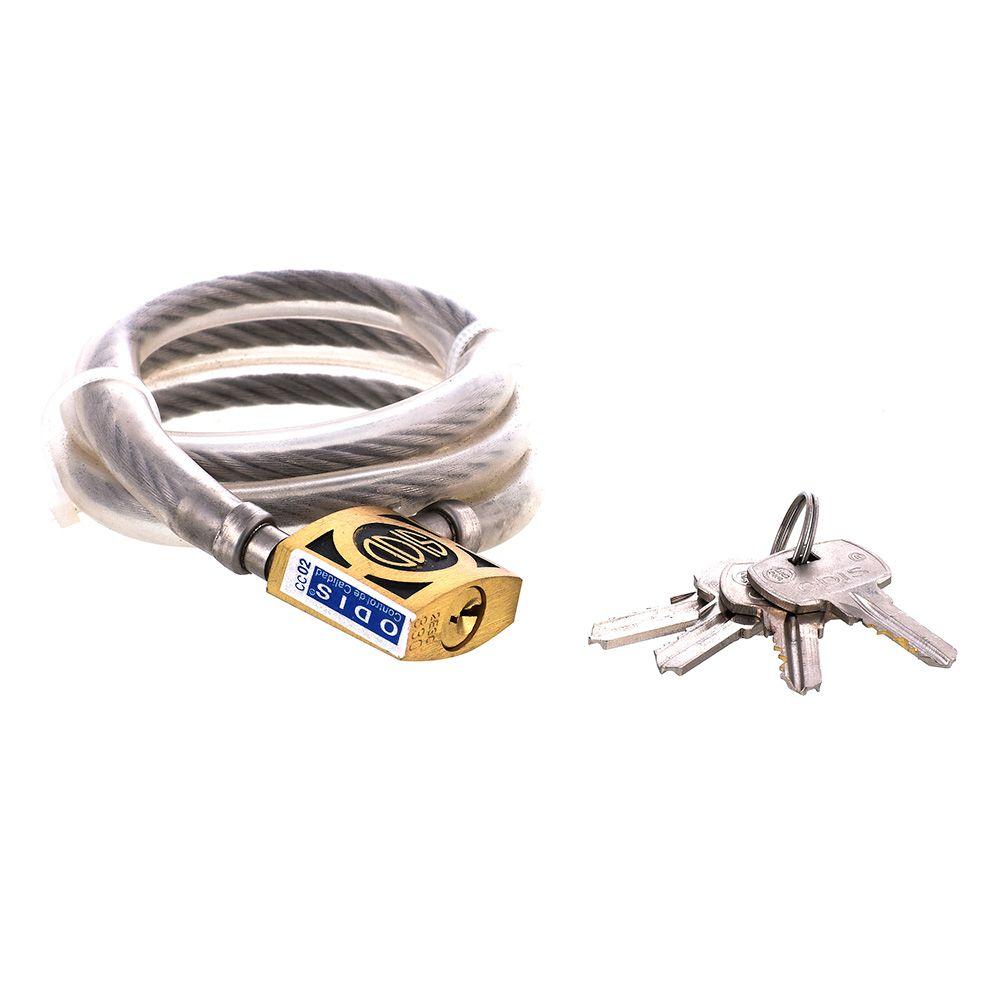 Candado Odis 330 30mm Piola de 60cm-2