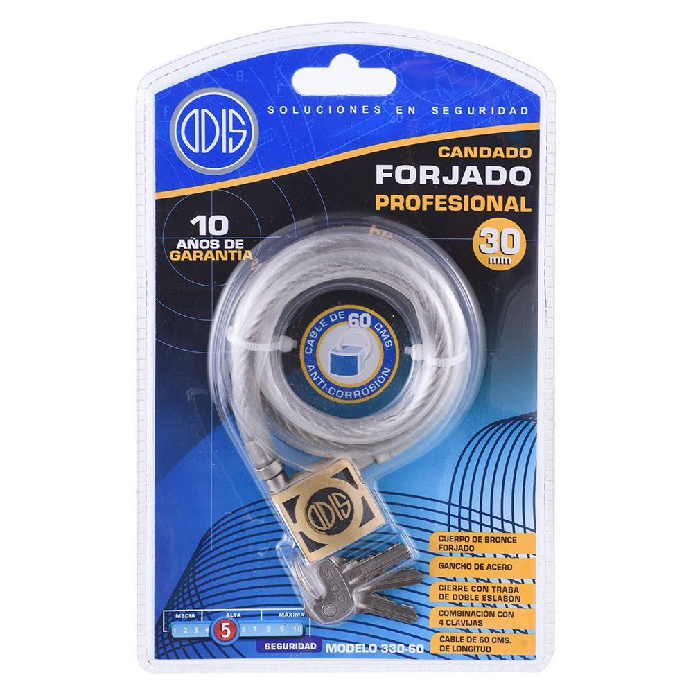 Candado Odis 330 30mm Piola de 60cm-3