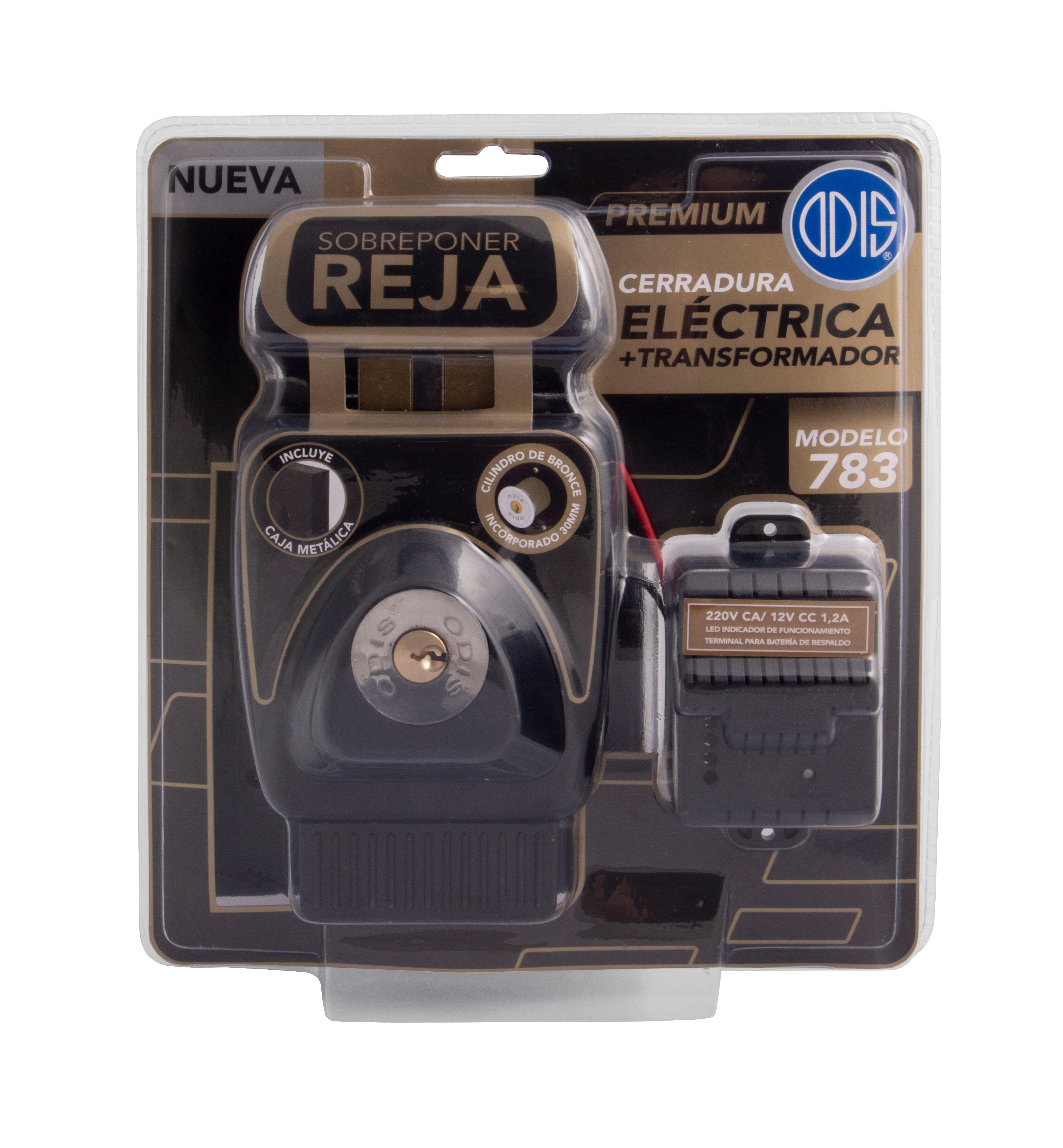 Kit Eléctrico Simple: Cerradura Eléctrica Sobreponer Odis 783 + Transformador-5