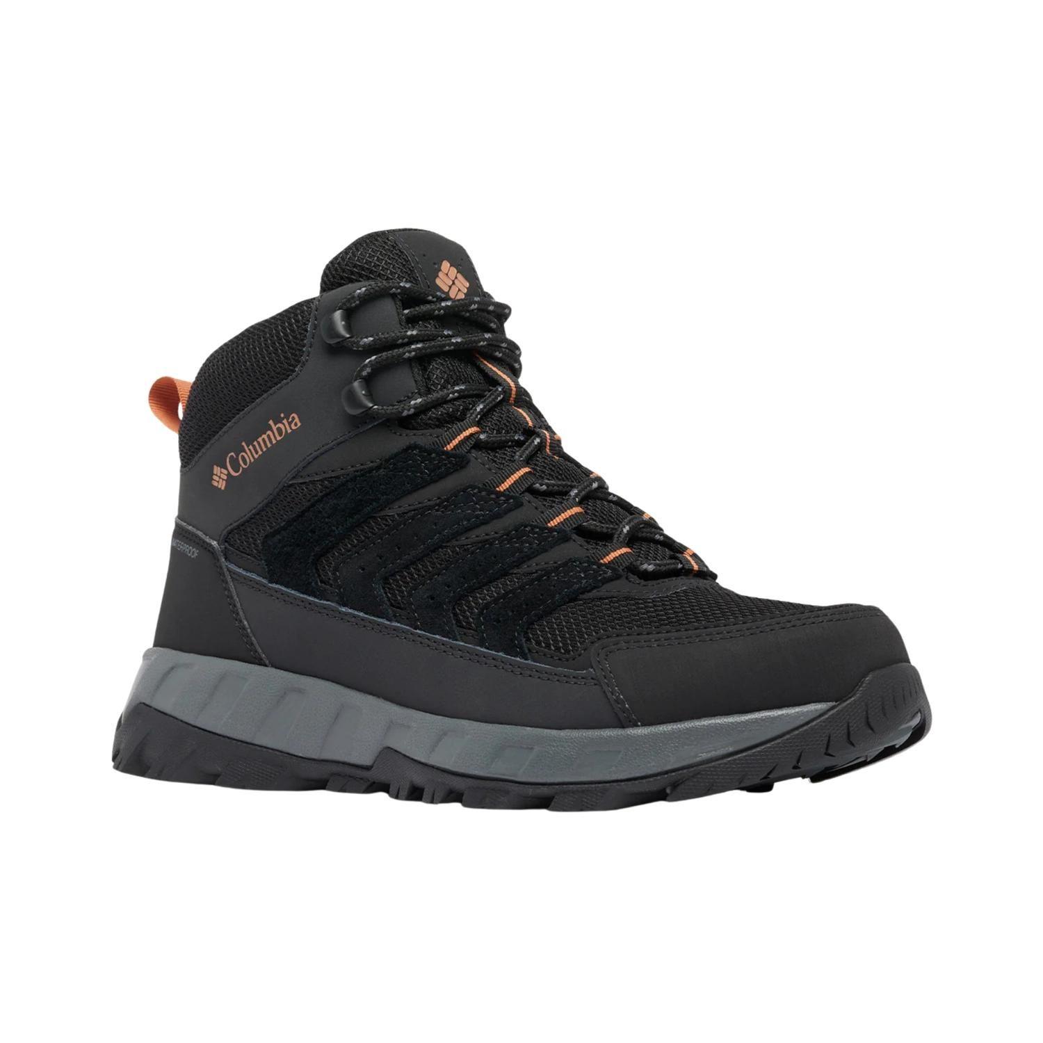 Zapatillas Hombre Columbia Strata Trail Mid impermeable Negro-0